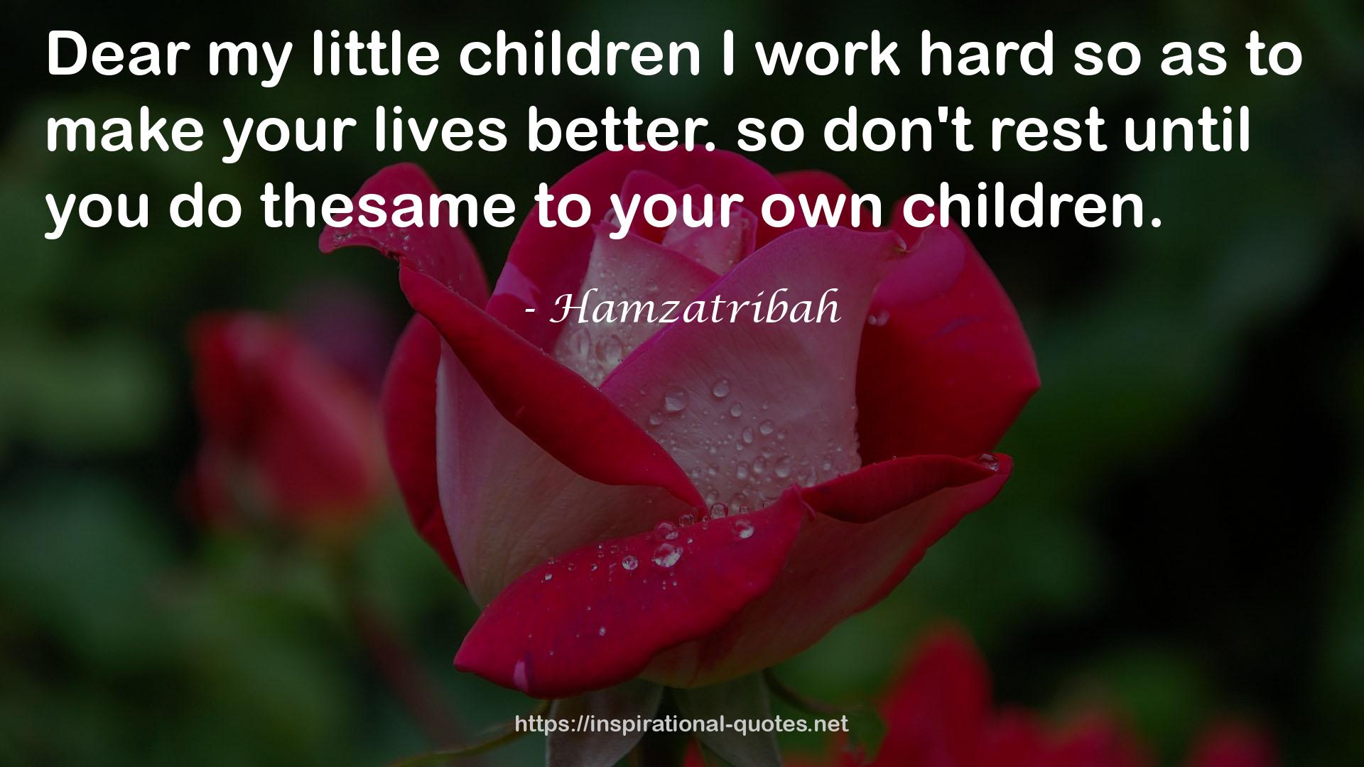 my little children  QUOTES