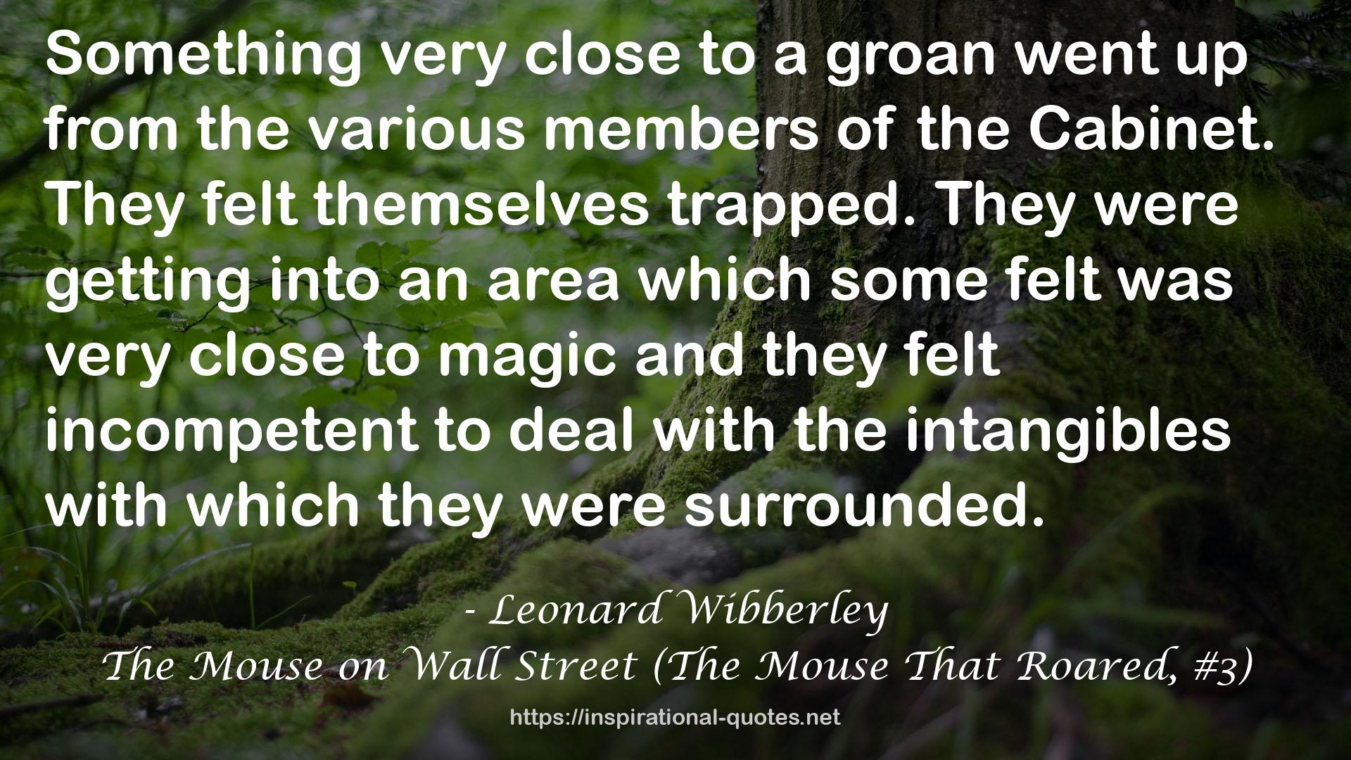 The Mouse on Wall Street (The Mouse That Roared, #3) QUOTES
