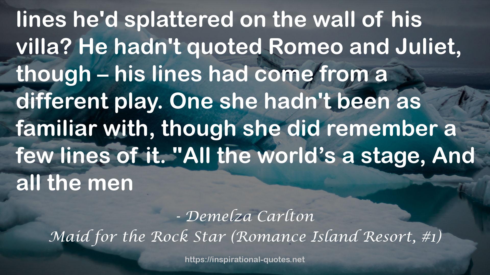 Maid for the Rock Star (Romance Island Resort, #1) QUOTES