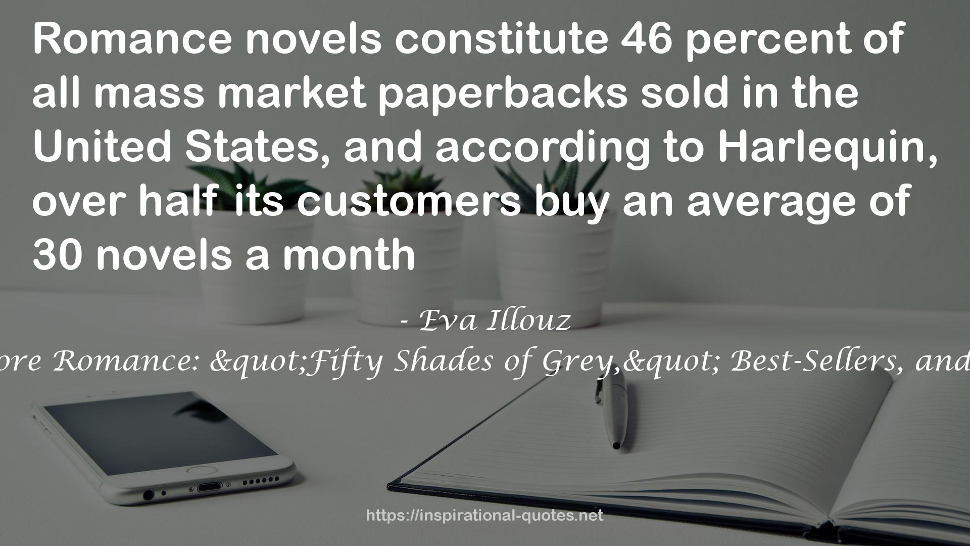 Hard-Core Romance: "Fifty Shades of Grey," Best-Sellers, and Society QUOTES