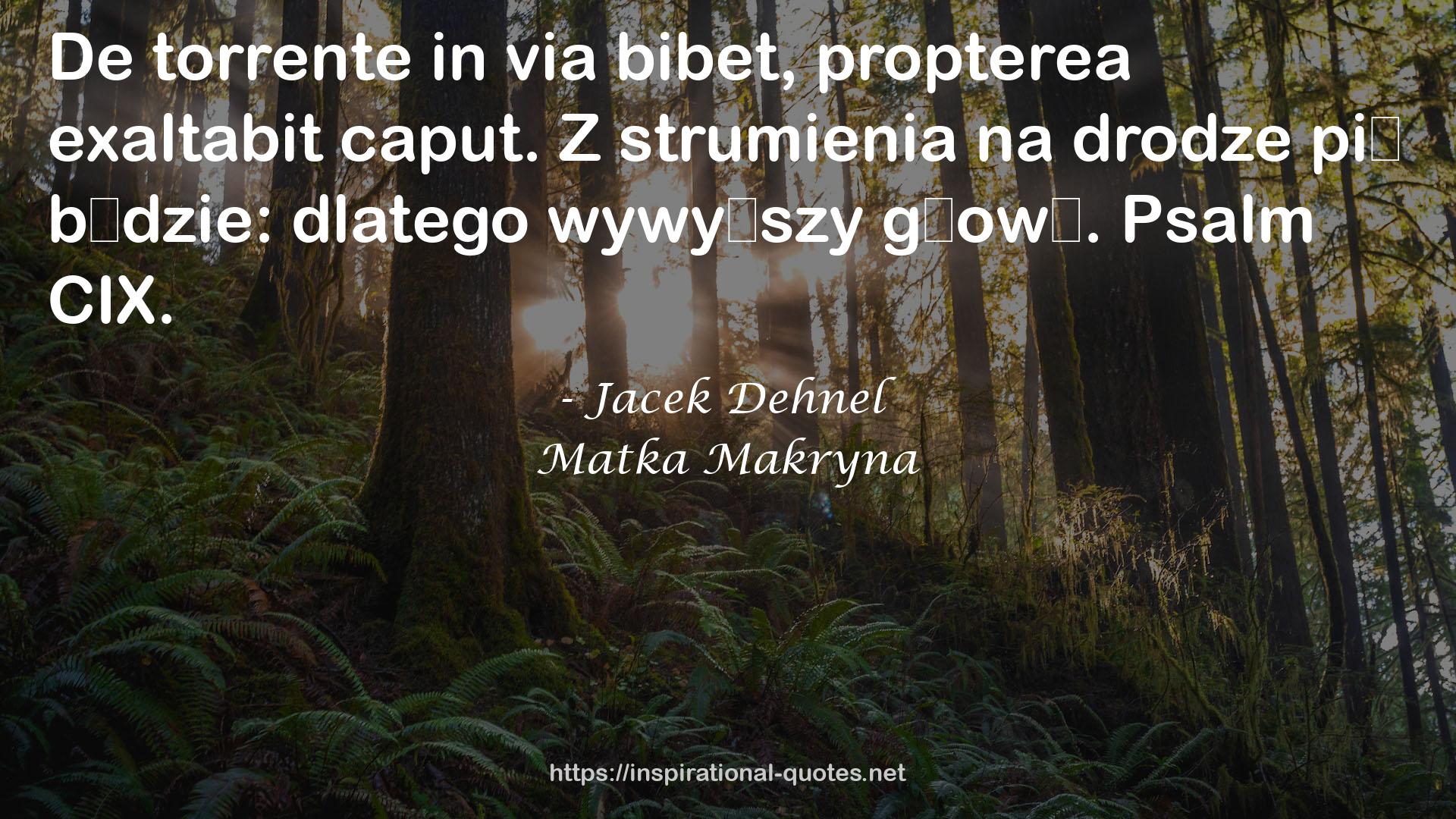 Matka Makryna QUOTES