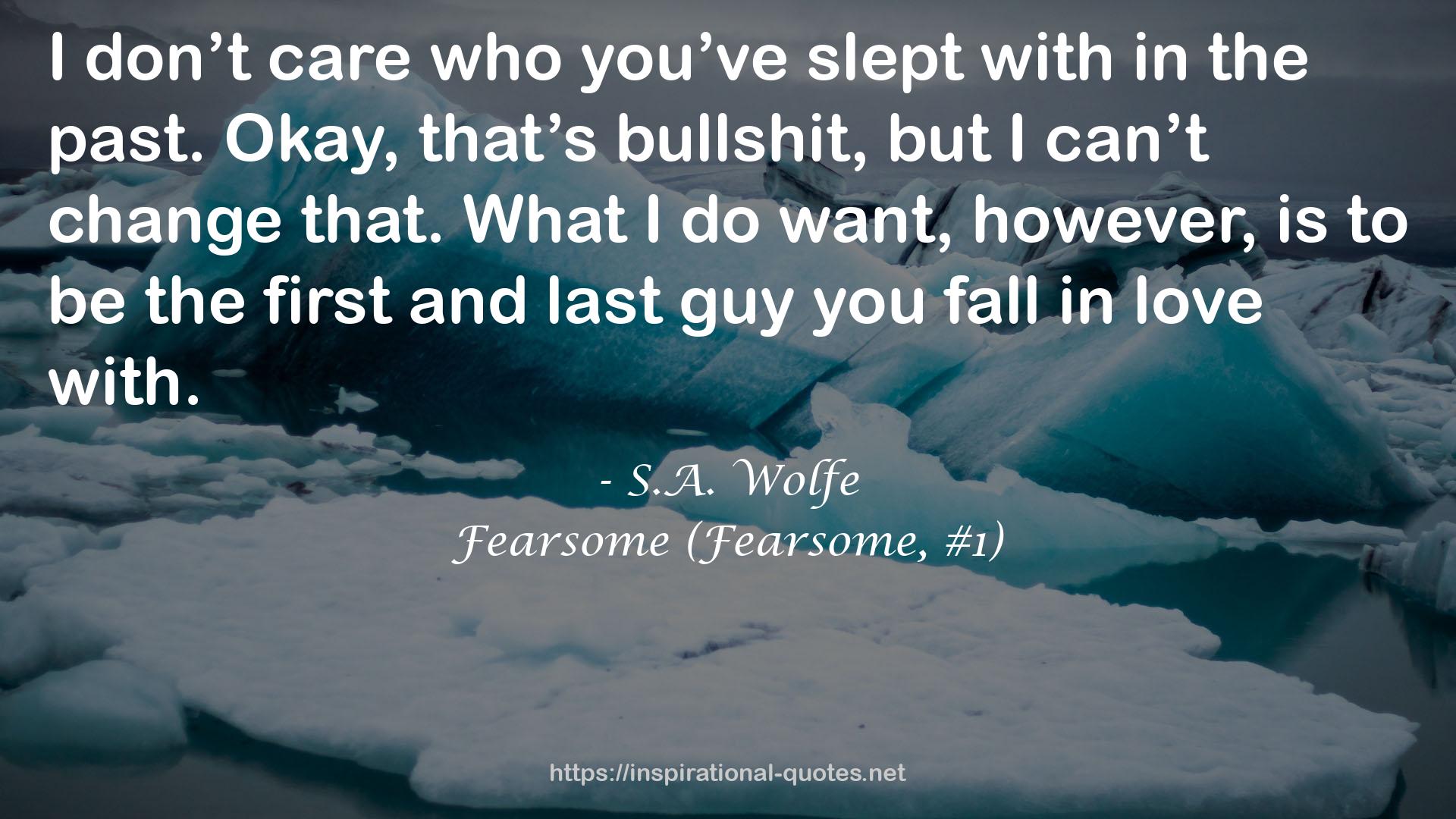 Fearsome (Fearsome, #1) QUOTES