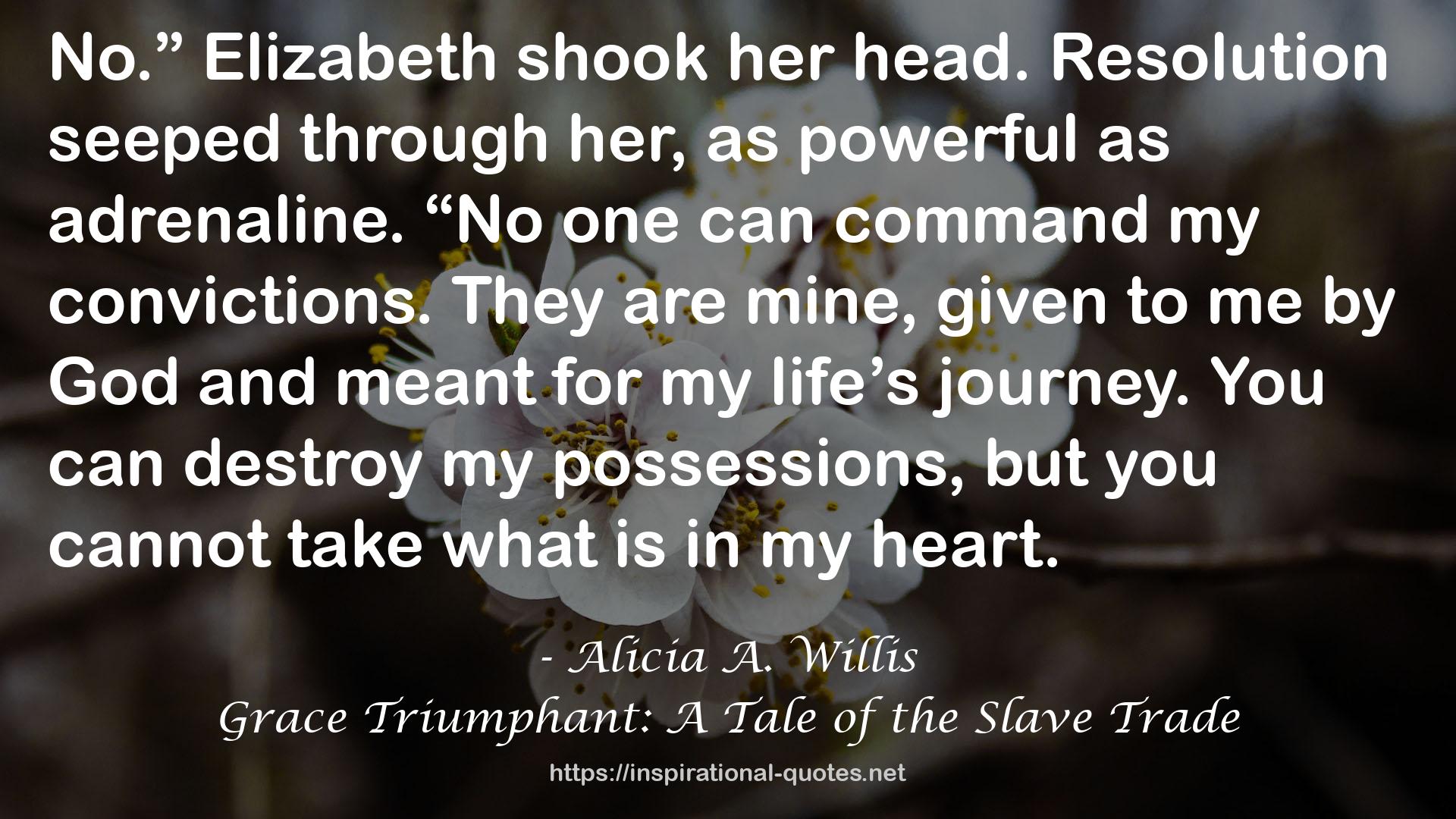 Grace Triumphant: A Tale of the Slave Trade QUOTES