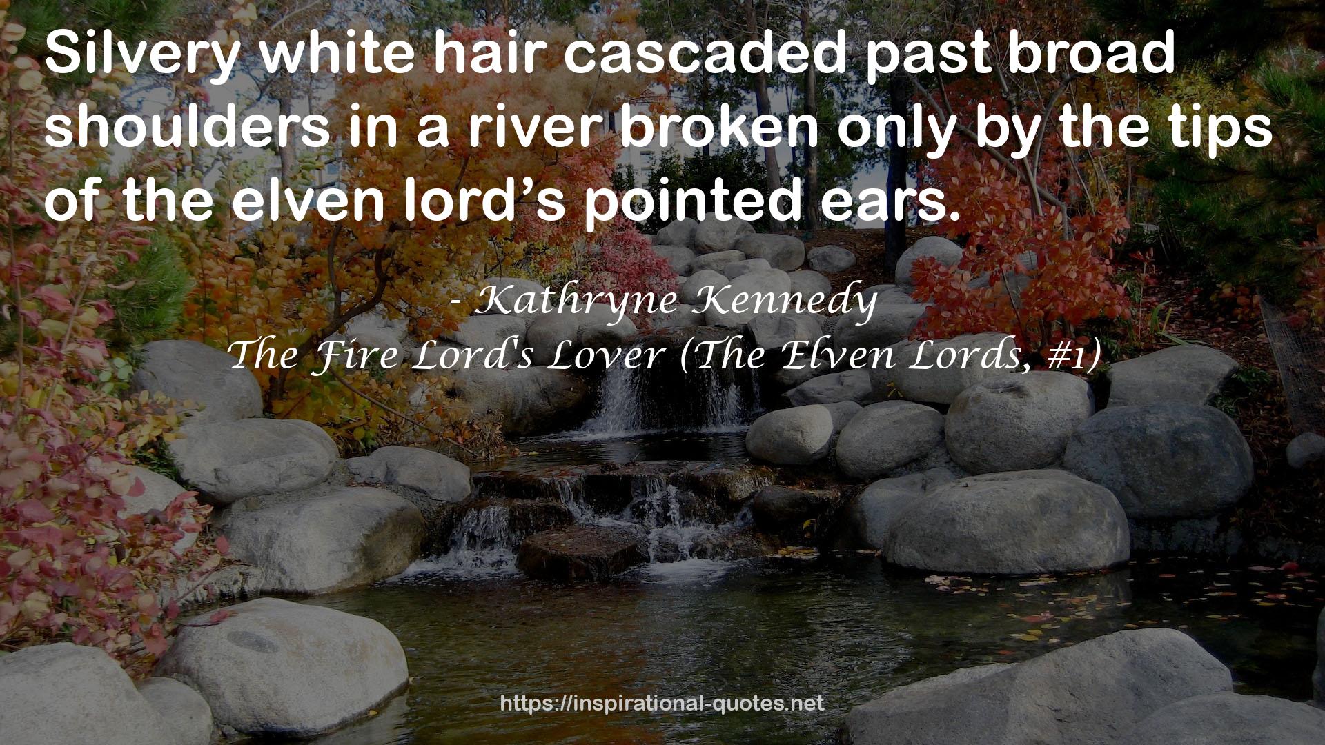 The Fire Lord's Lover (The Elven Lords, #1) QUOTES