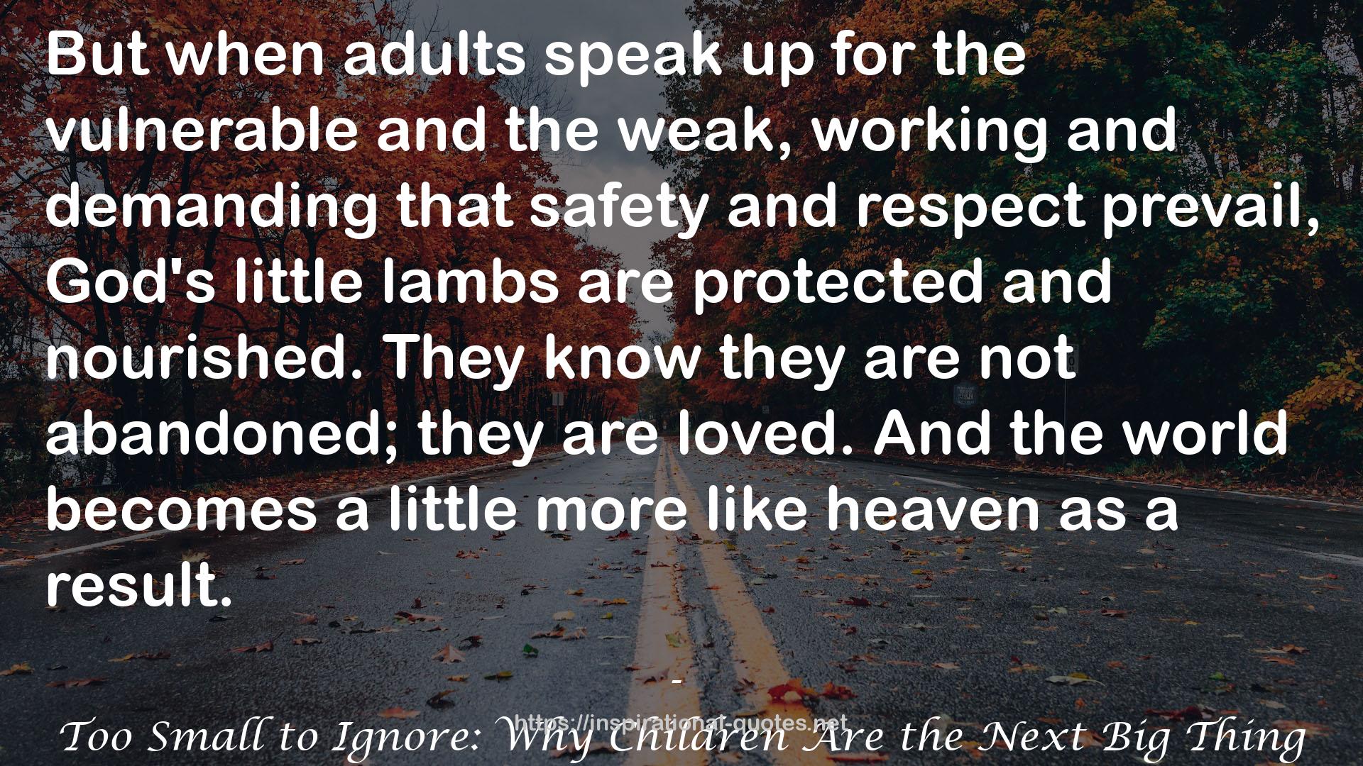 God's little lambs  QUOTES