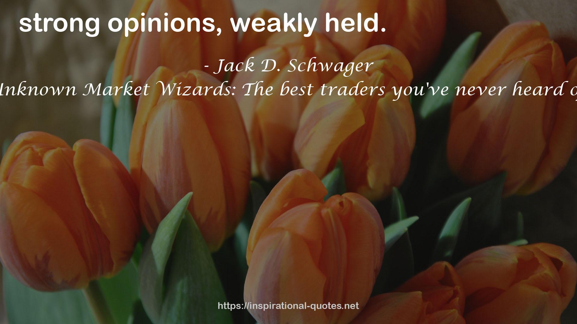 Unknown Market Wizards: The best traders you've never heard of QUOTES