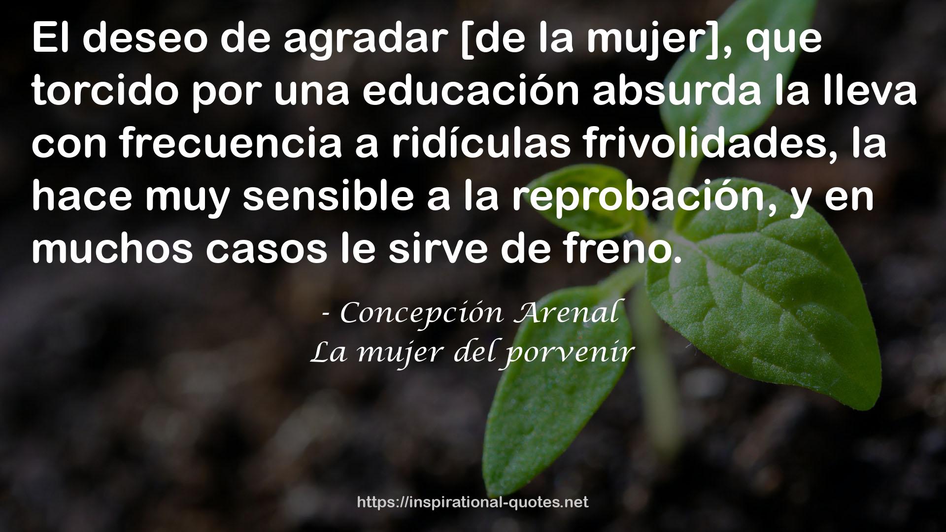 La mujer del porvenir QUOTES