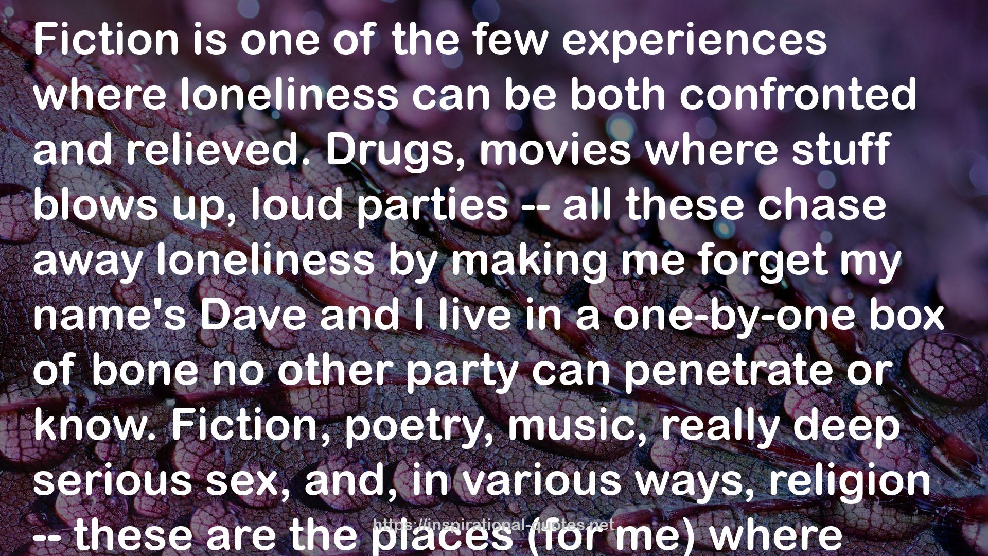 loud parties  QUOTES