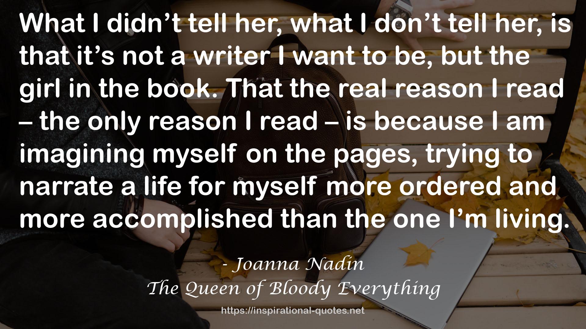 The Queen of Bloody Everything QUOTES