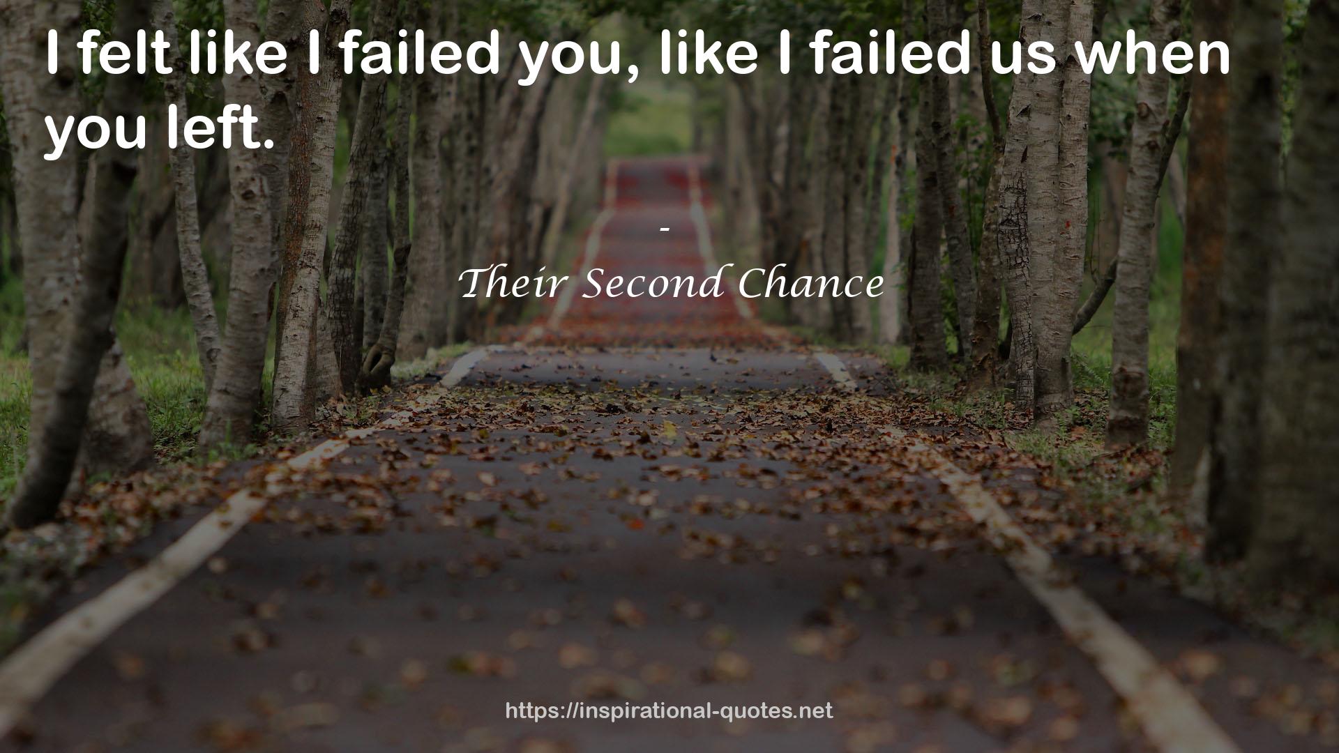 Their Second Chance QUOTES