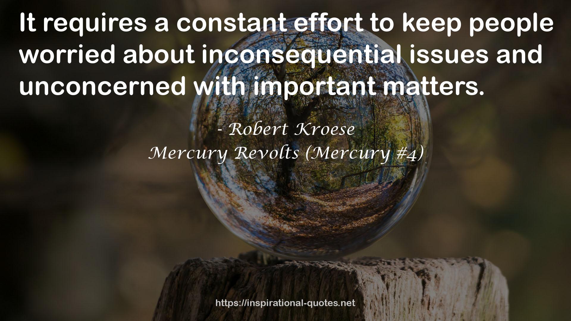 Mercury Revolts (Mercury #4) QUOTES