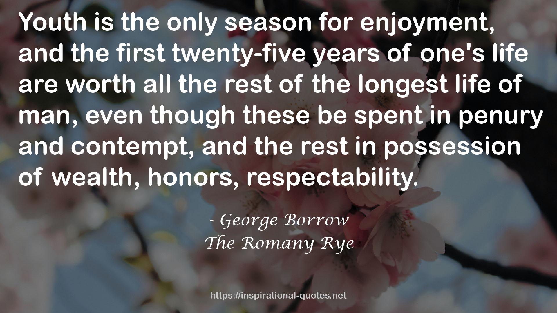 The Romany Rye QUOTES