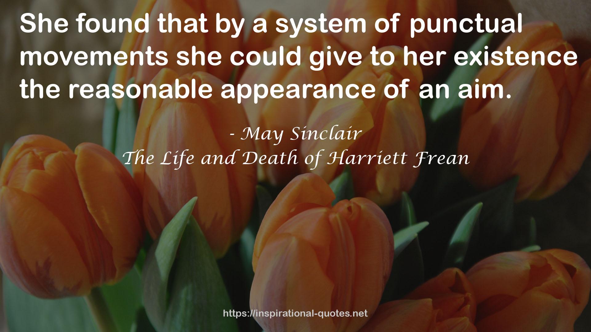 The Life and Death of Harriett Frean QUOTES