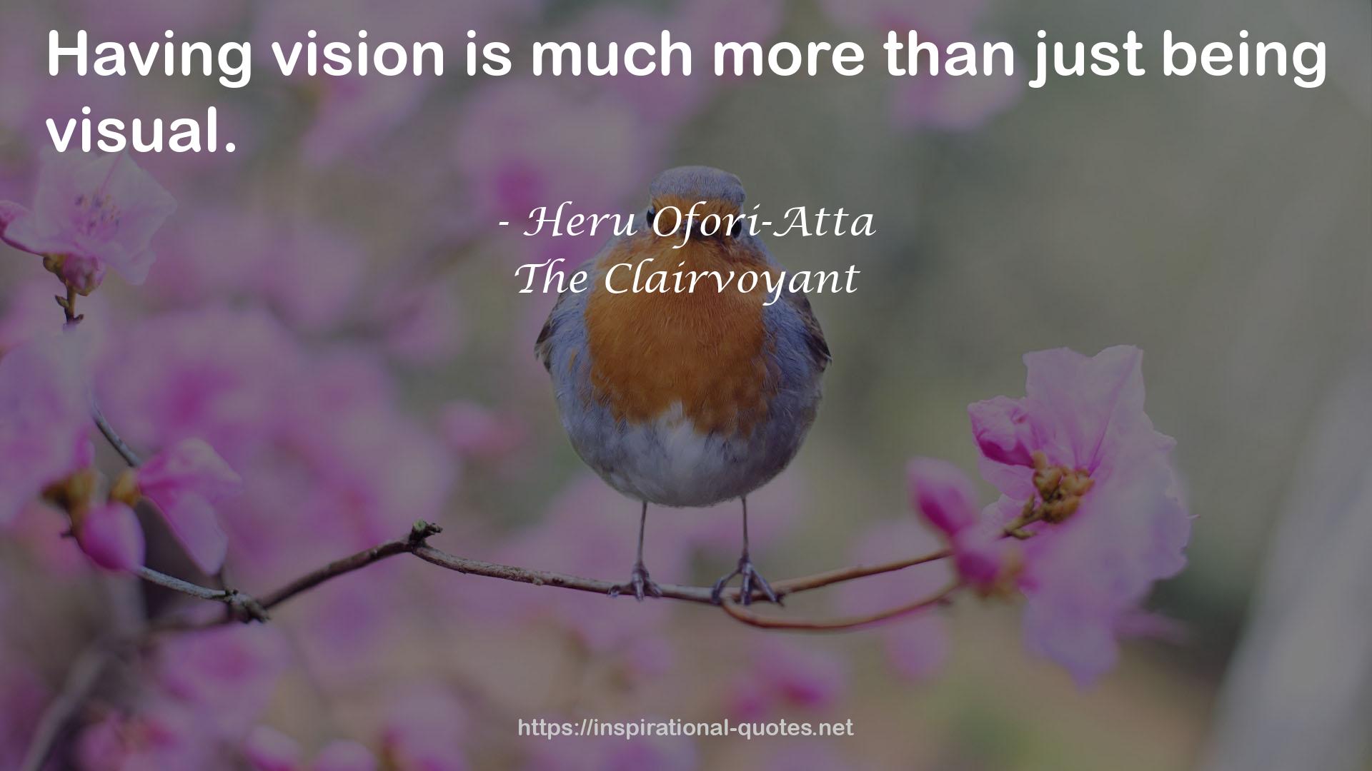The Clairvoyant QUOTES