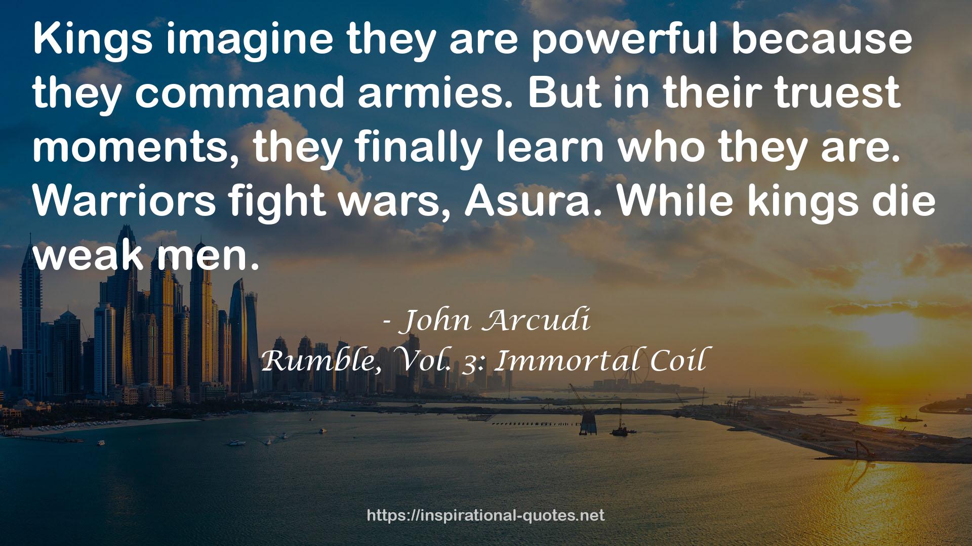 Rumble, Vol. 3: Immortal Coil QUOTES