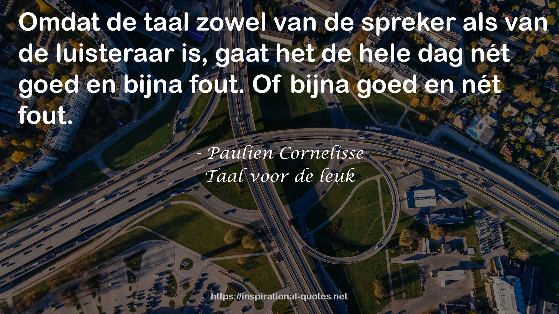 Taal voor de leuk QUOTES