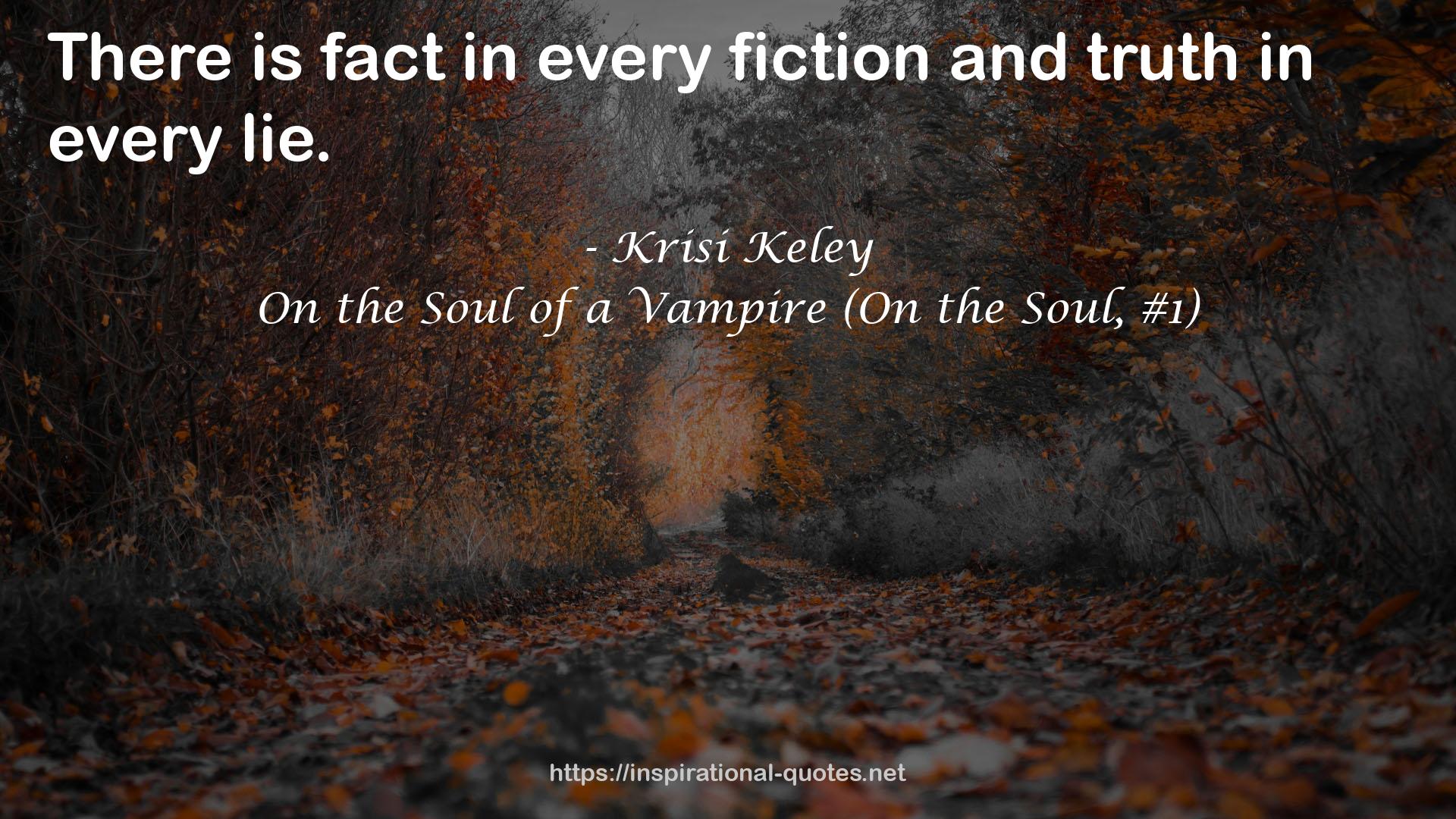 On the Soul of a Vampire (On the Soul, #1) QUOTES