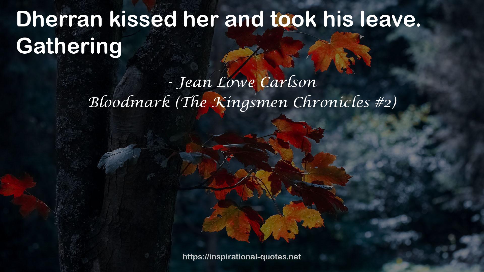 Bloodmark (The Kingsmen Chronicles #2) QUOTES