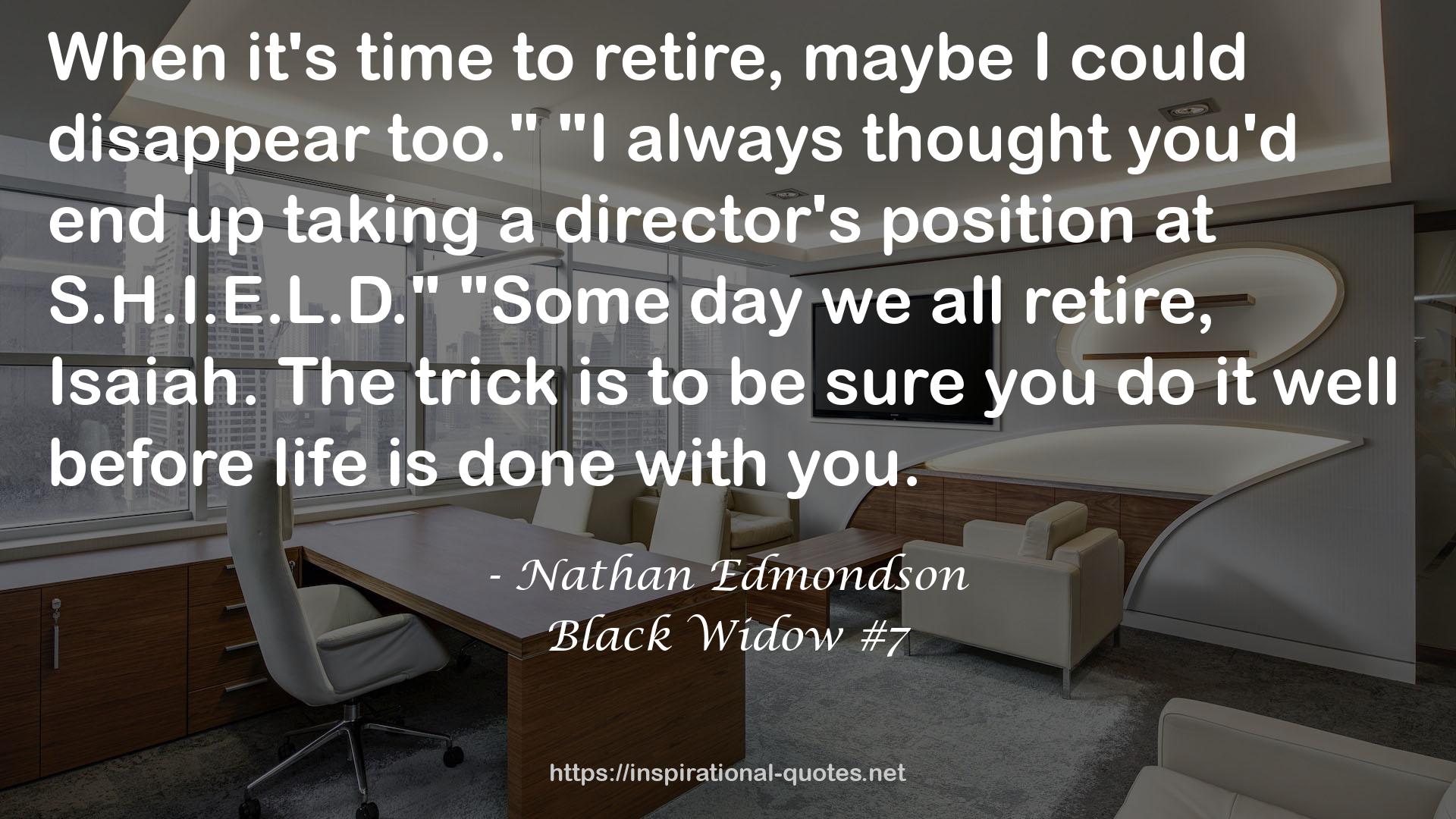 Black Widow #7 QUOTES