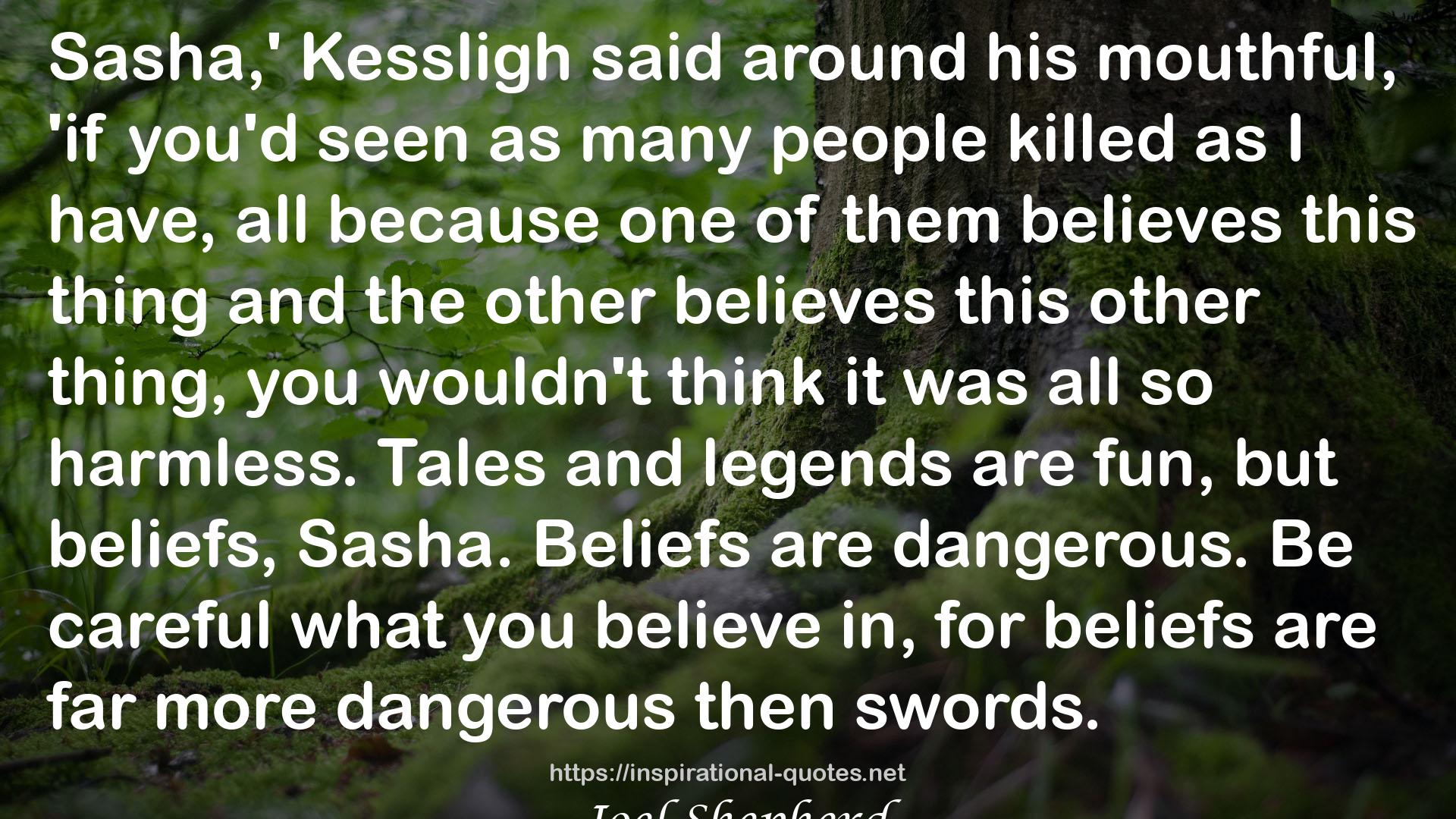 Sasha (A Trial of Blood & Steel, #1) QUOTES