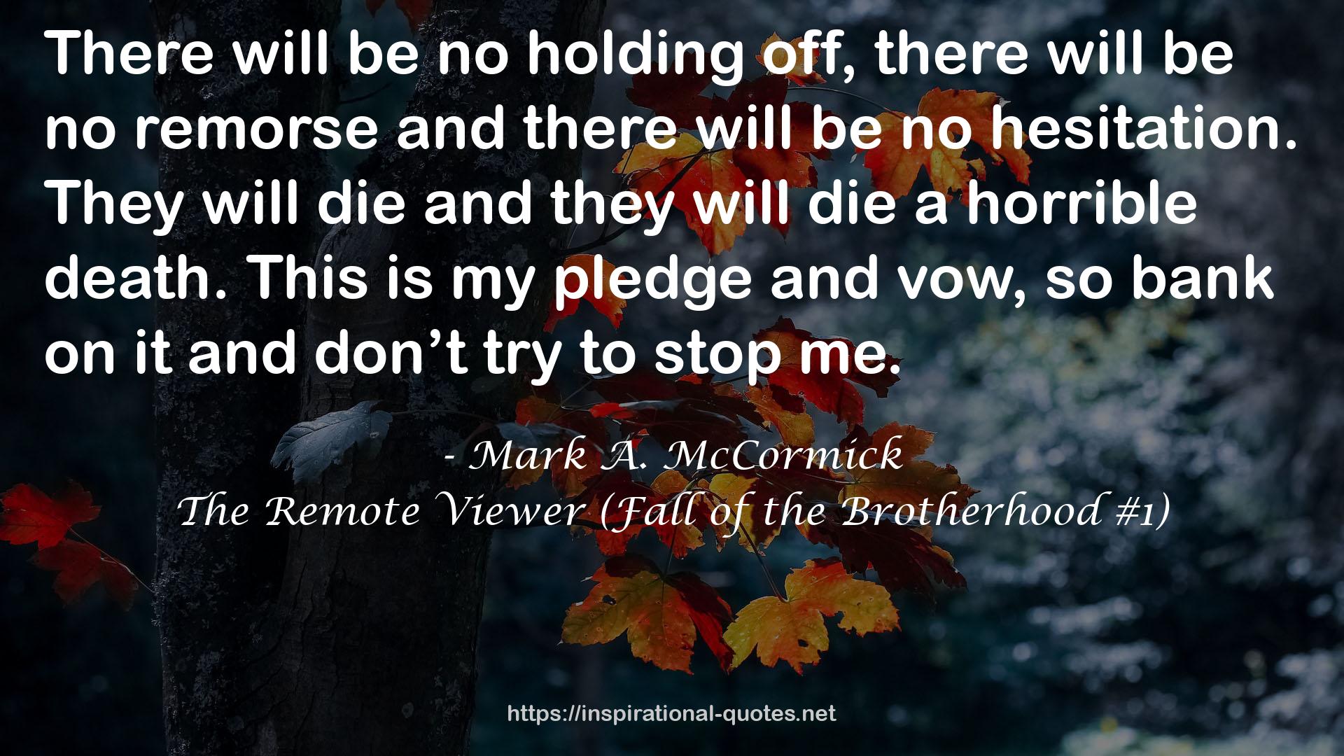 Mark A. McCormick QUOTES