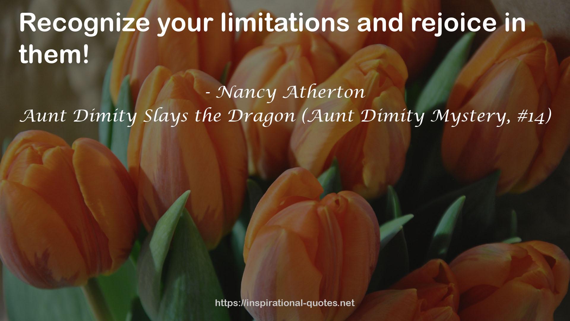 Aunt Dimity Slays the Dragon (Aunt Dimity Mystery, #14) QUOTES