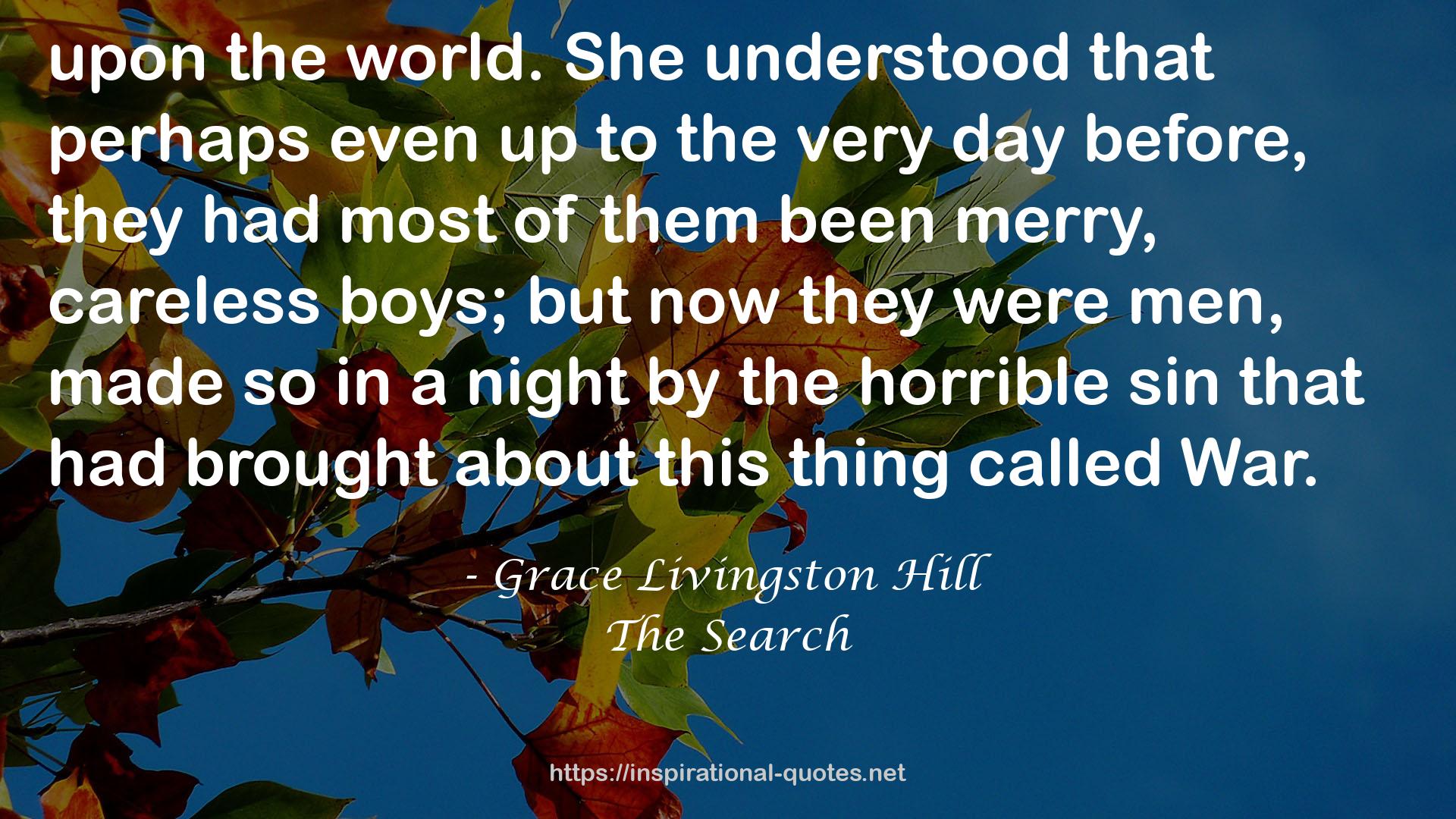 The Search QUOTES