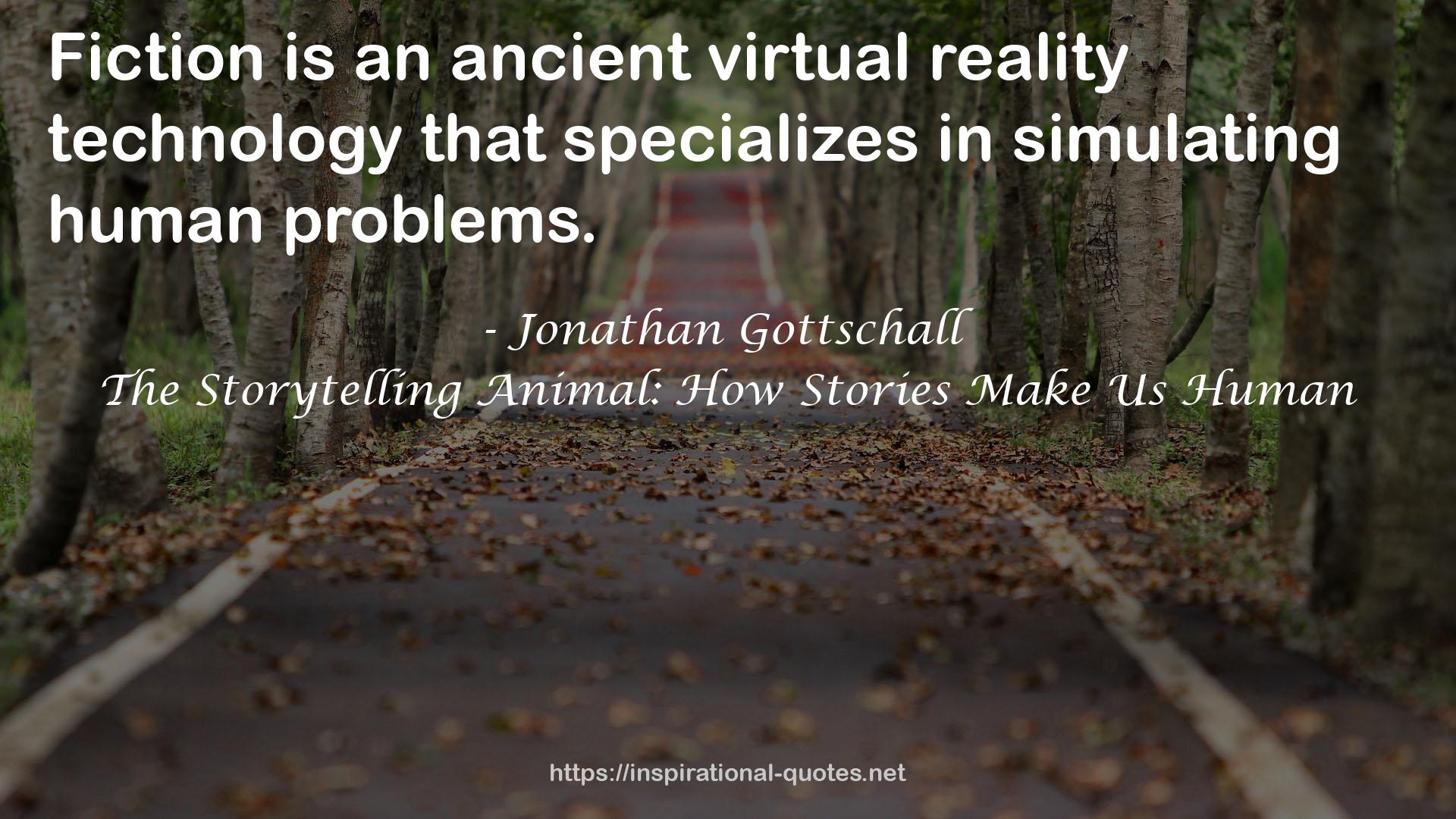 Jonathan Gottschall QUOTES