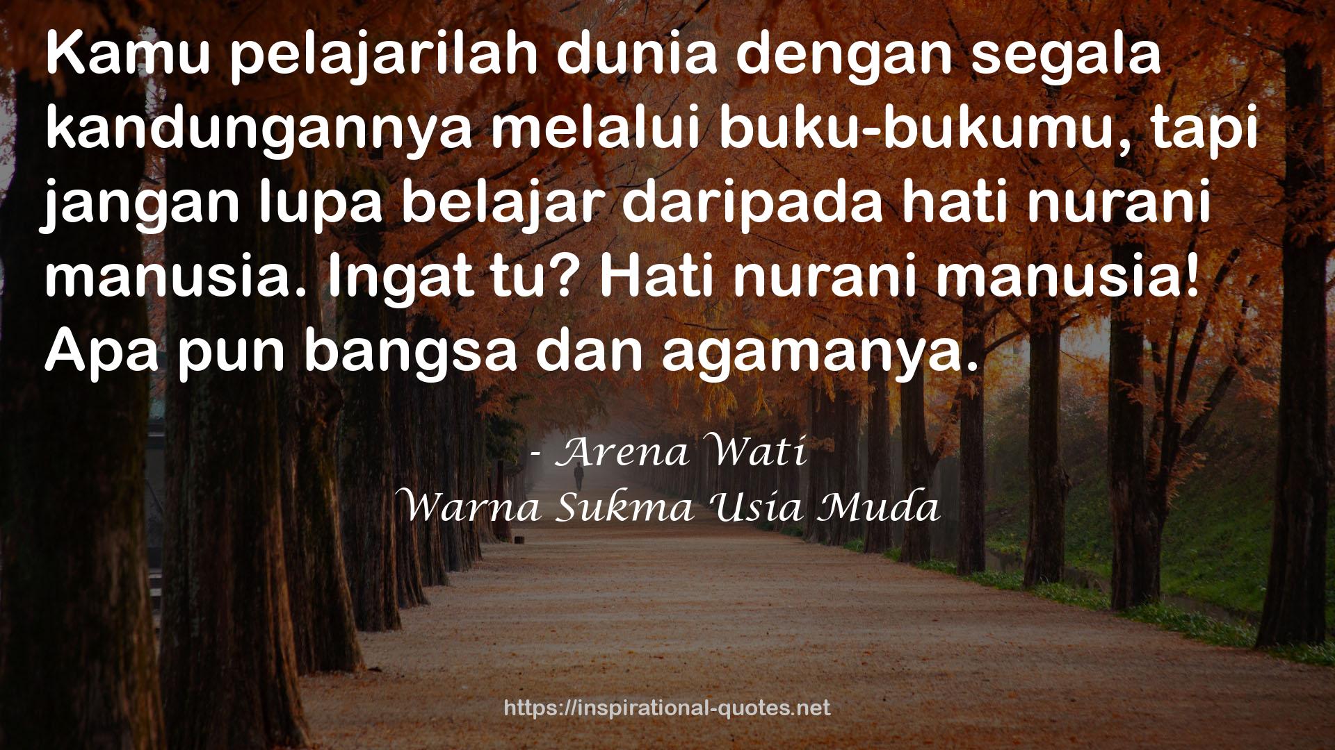 Warna Sukma Usia Muda QUOTES