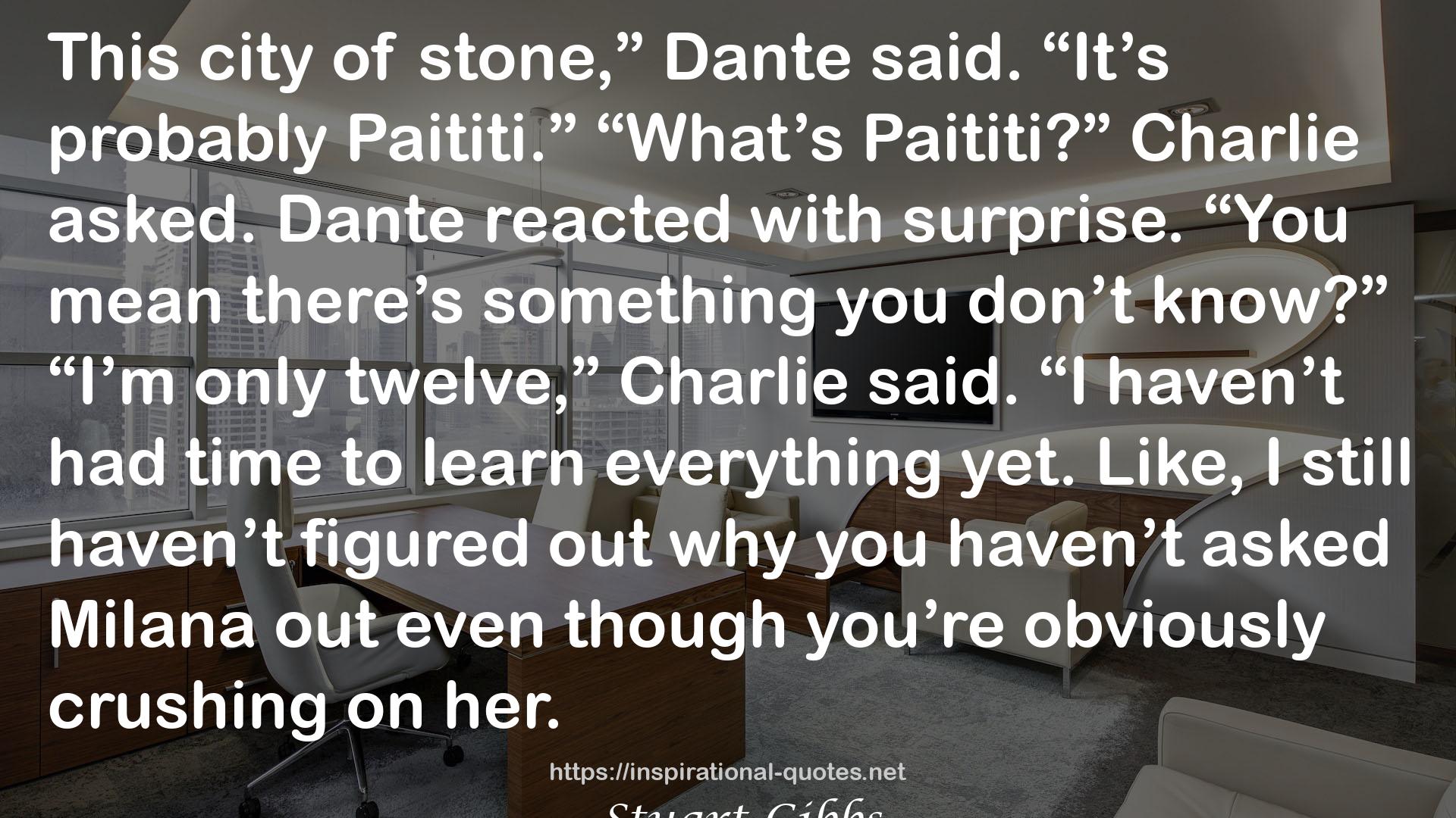 Charlie Thorne and the Lost City (Charlie Thorne #2) QUOTES