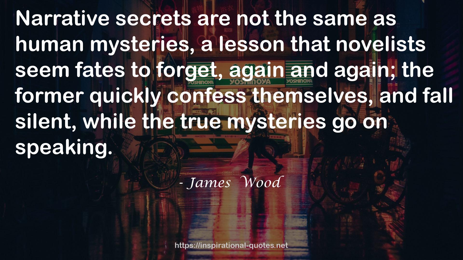 the true mysteries  QUOTES