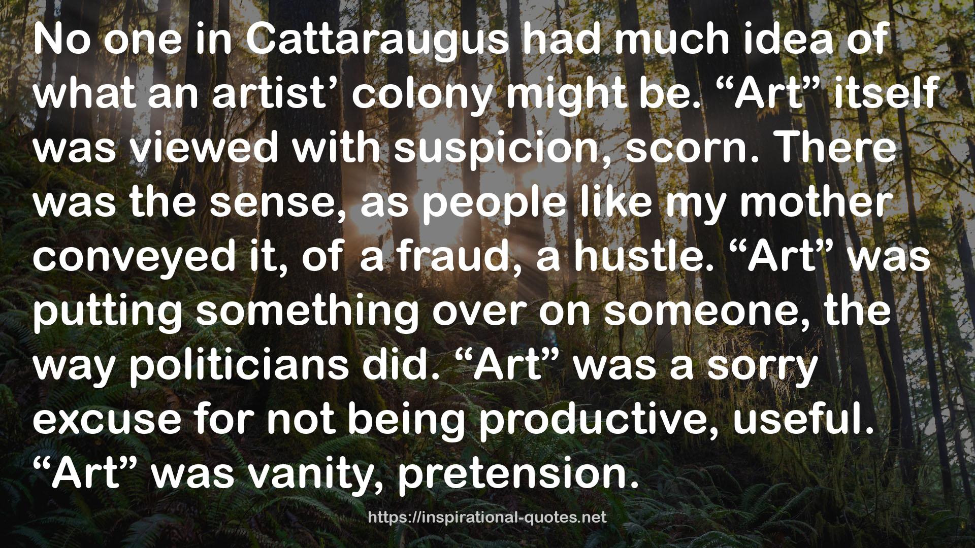 Cattaraugus  QUOTES