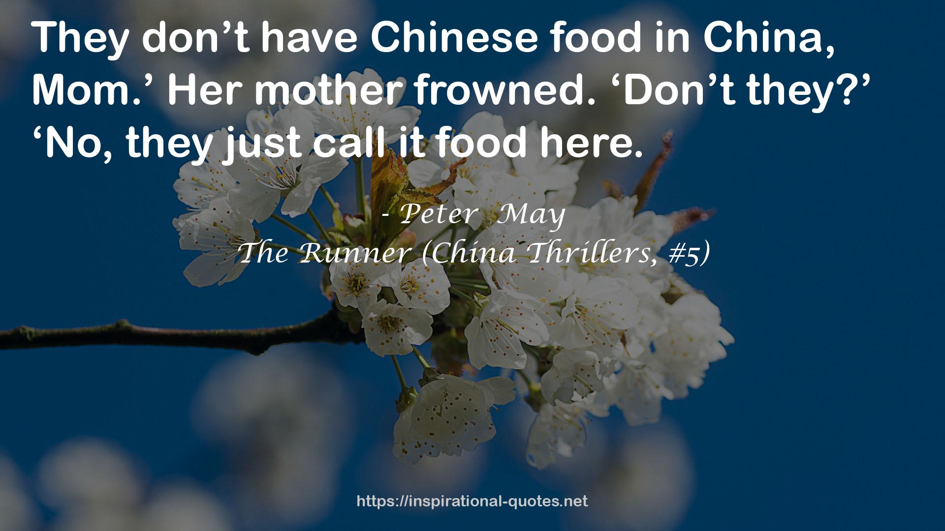 The Runner (China Thrillers, #5) QUOTES