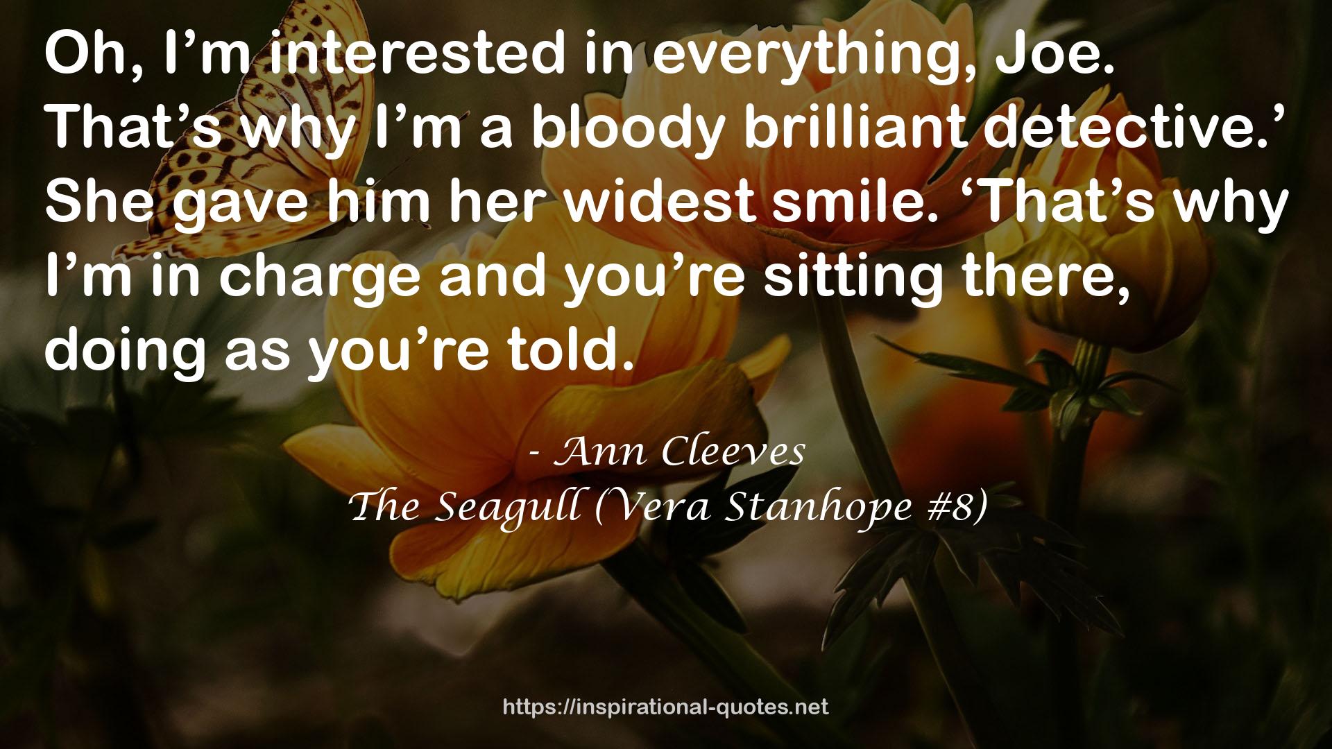 The Seagull (Vera Stanhope #8) QUOTES