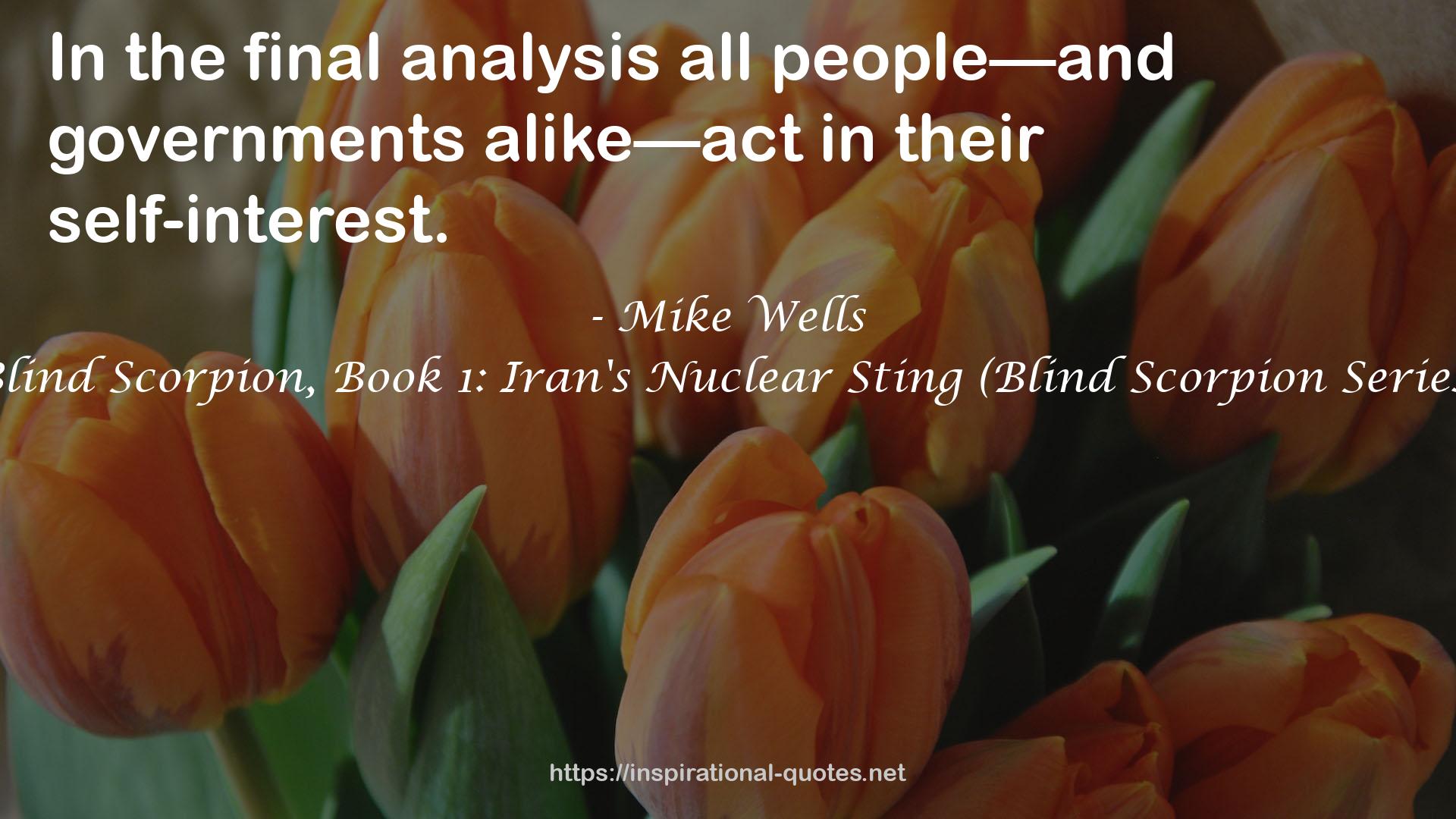 Mike Wells QUOTES