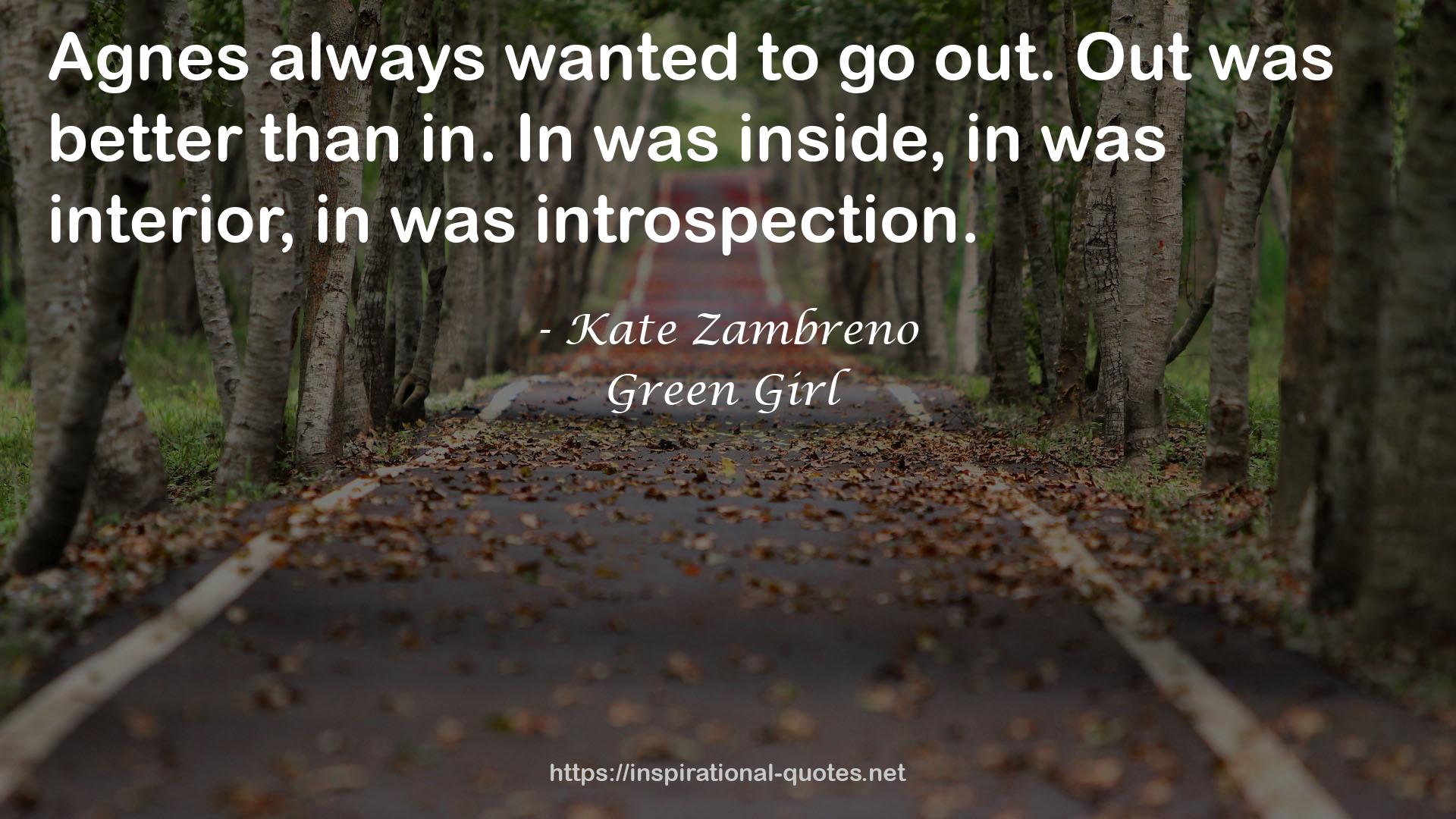 Green Girl QUOTES