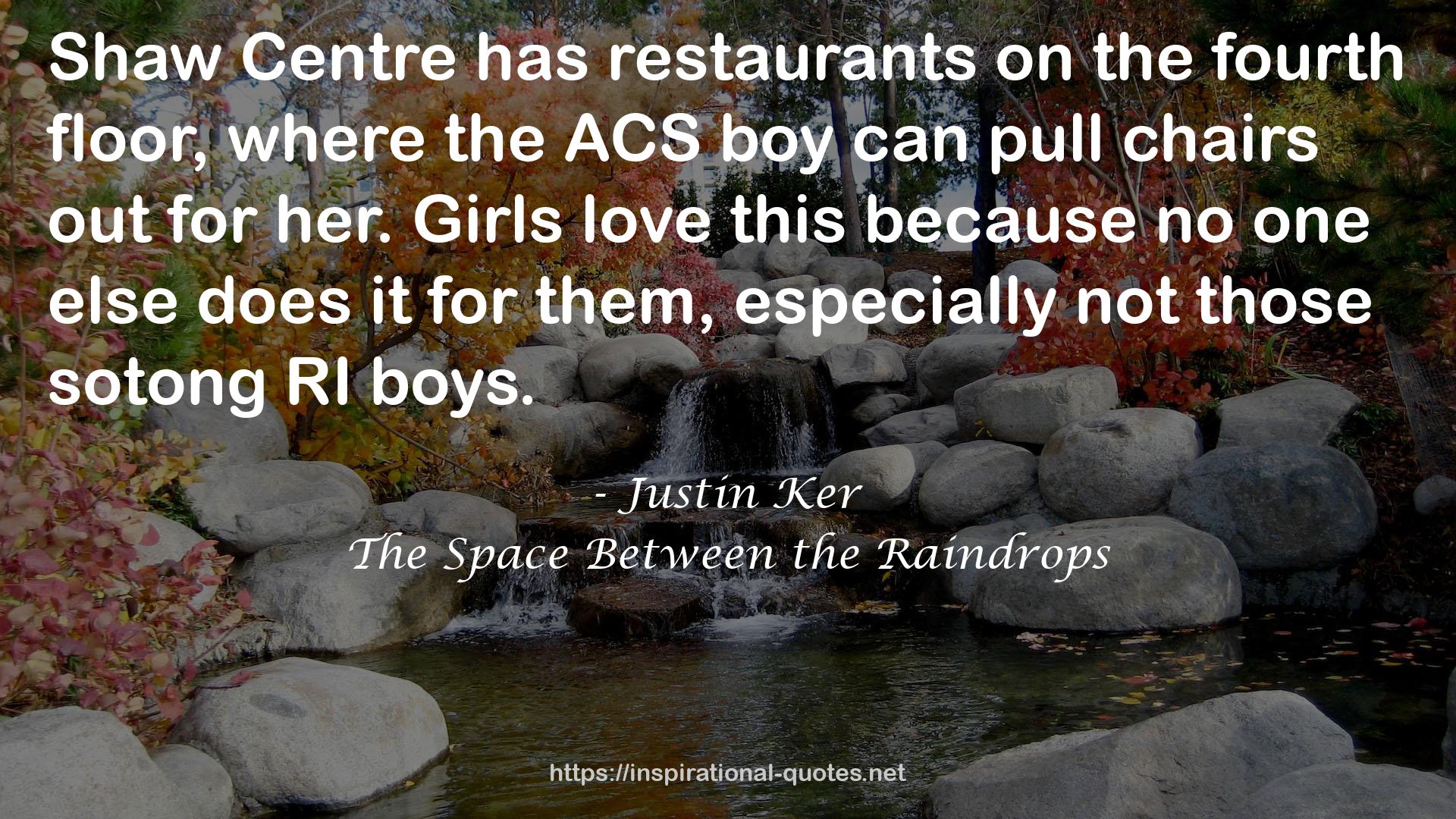 the ACS boy  QUOTES