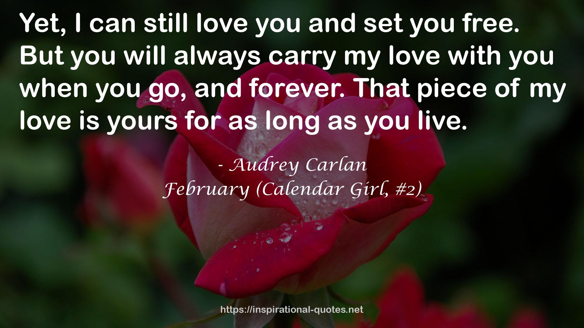 February (Calendar Girl, #2) QUOTES