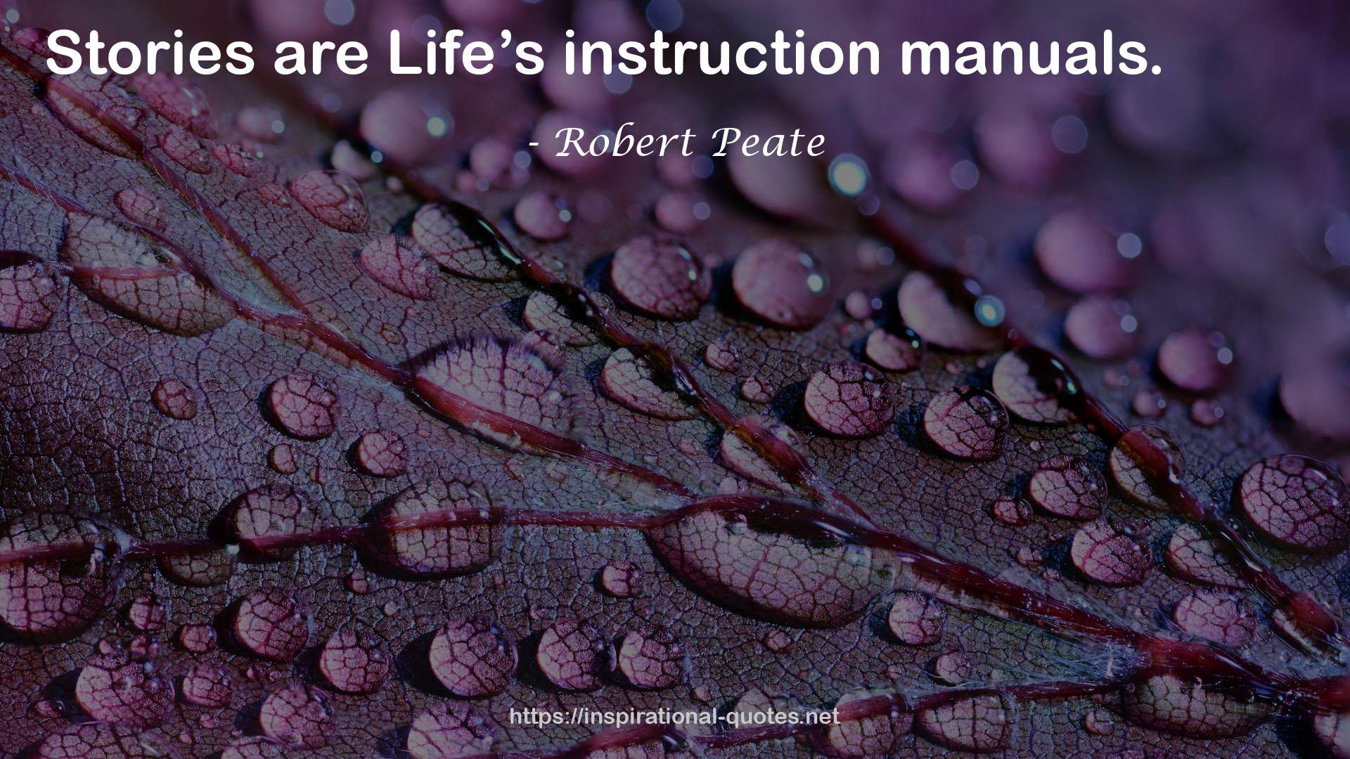 Robert Peate QUOTES