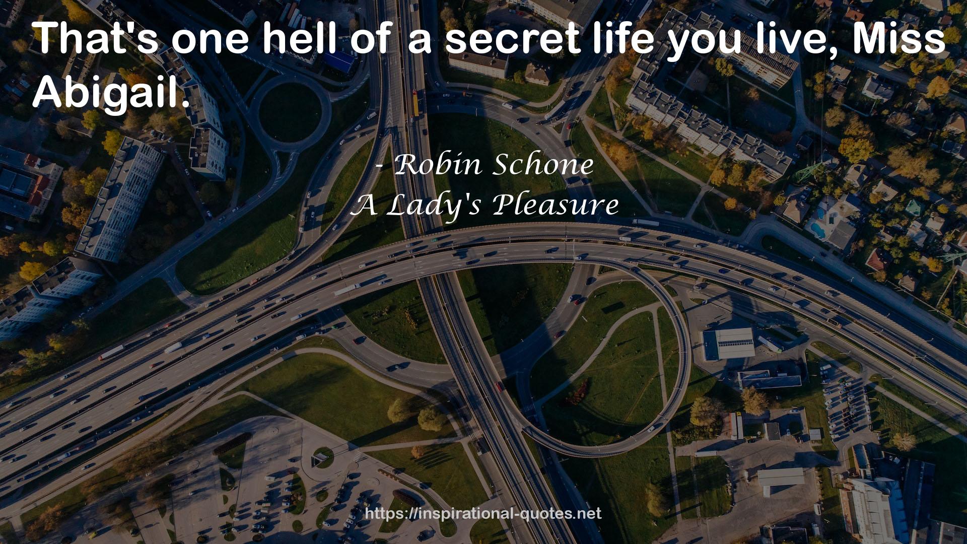 A Lady's Pleasure QUOTES