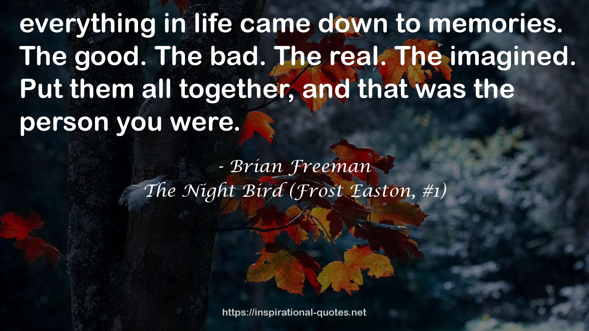 The Night Bird (Frost Easton, #1) QUOTES