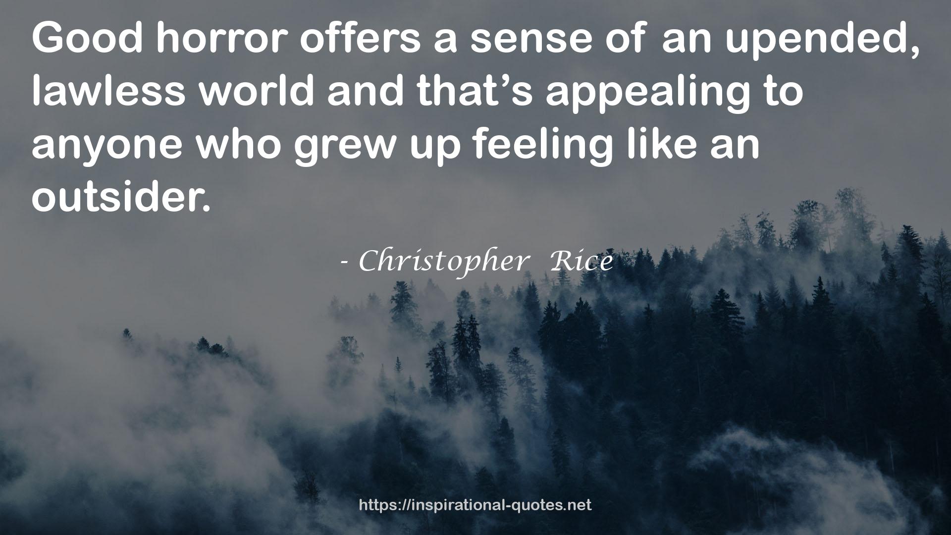 Christopher  Rice QUOTES