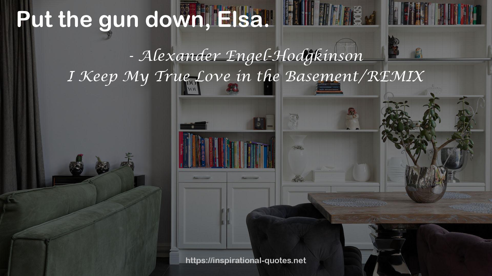 Alexander Engel-Hodgkinson QUOTES