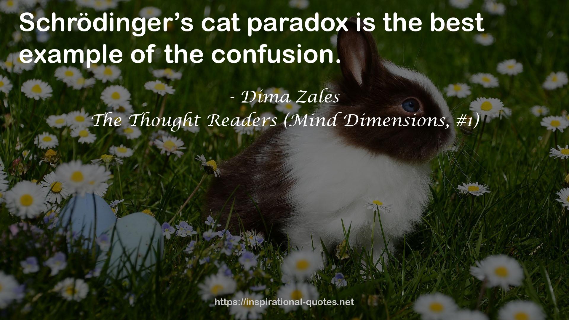 The Thought Readers (Mind Dimensions, #1) QUOTES