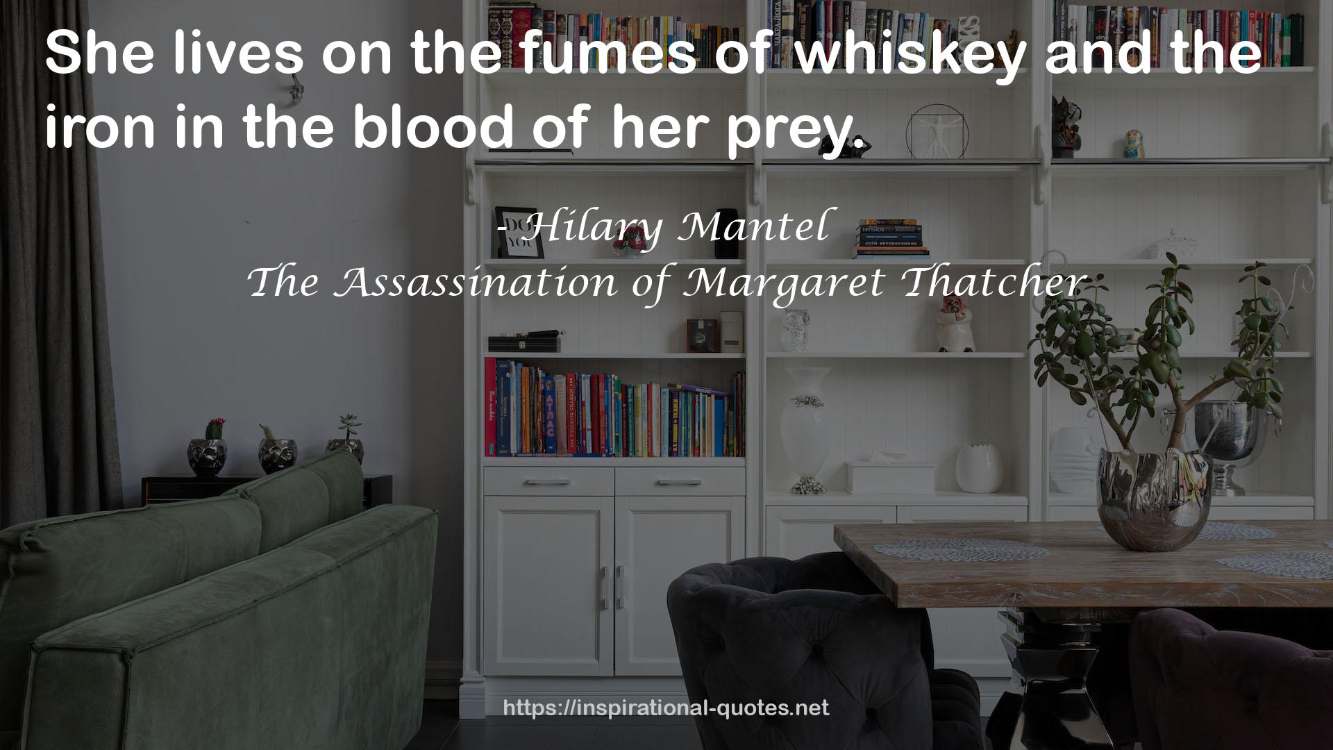 The Assassination of Margaret Thatcher QUOTES