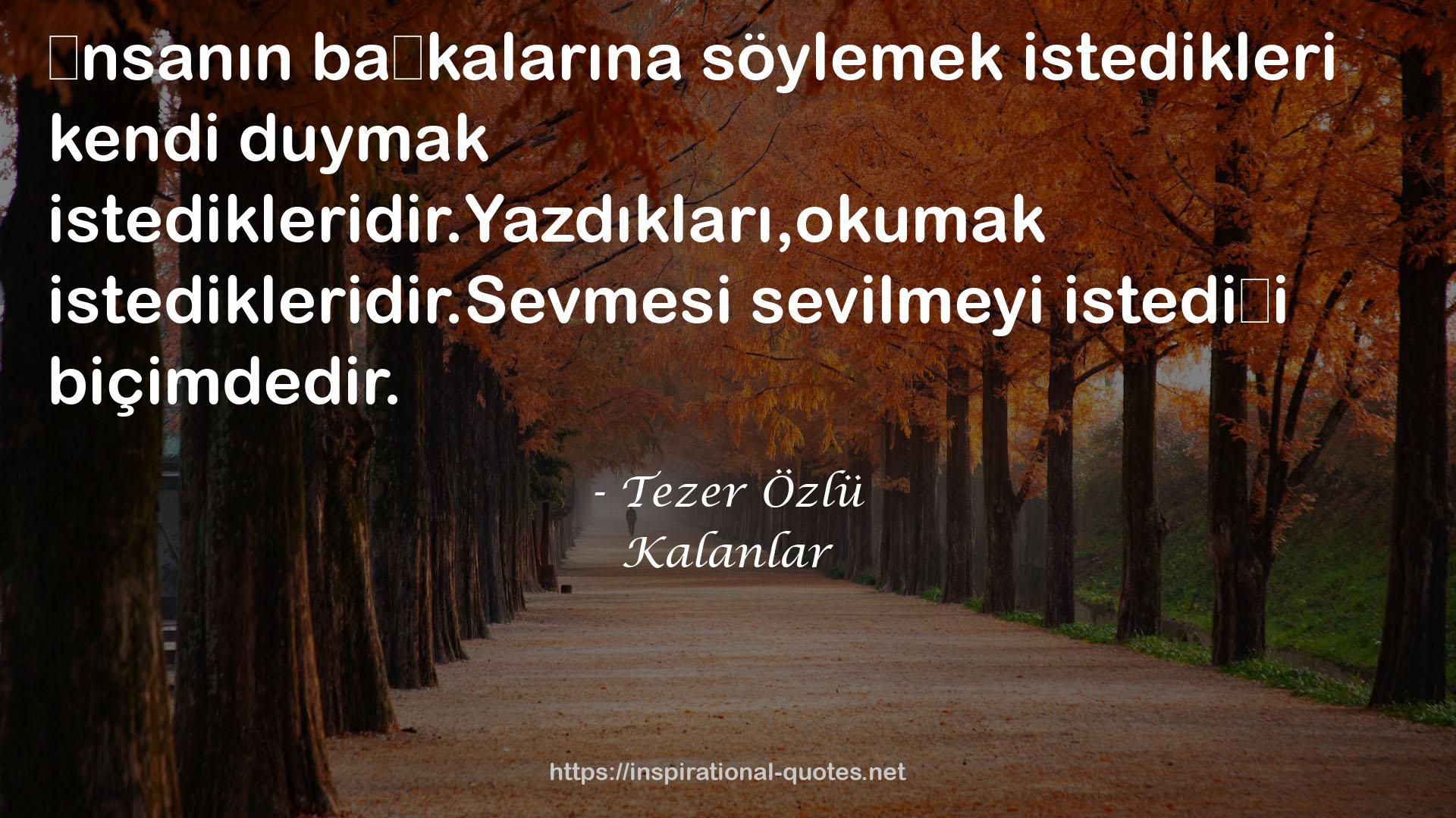 Kalanlar QUOTES