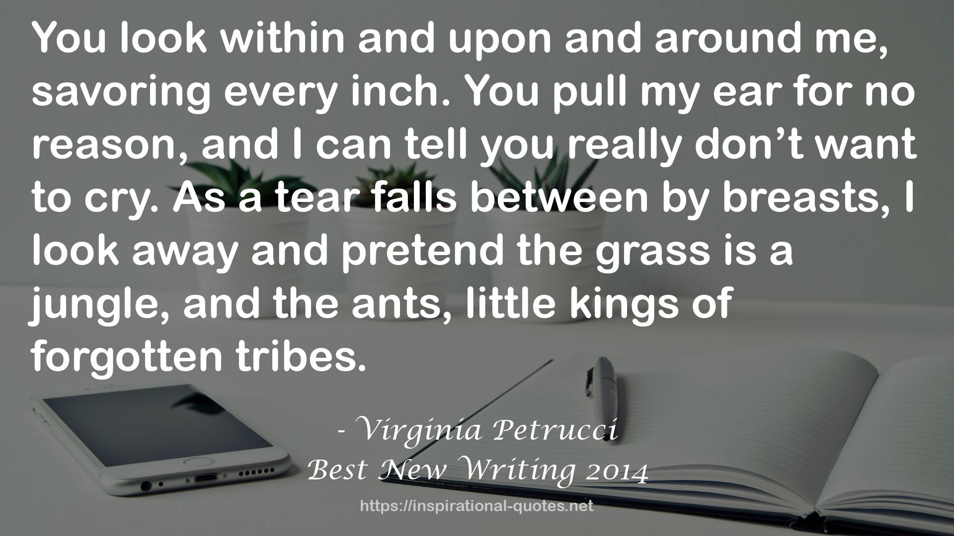 Best New Writing 2014 QUOTES