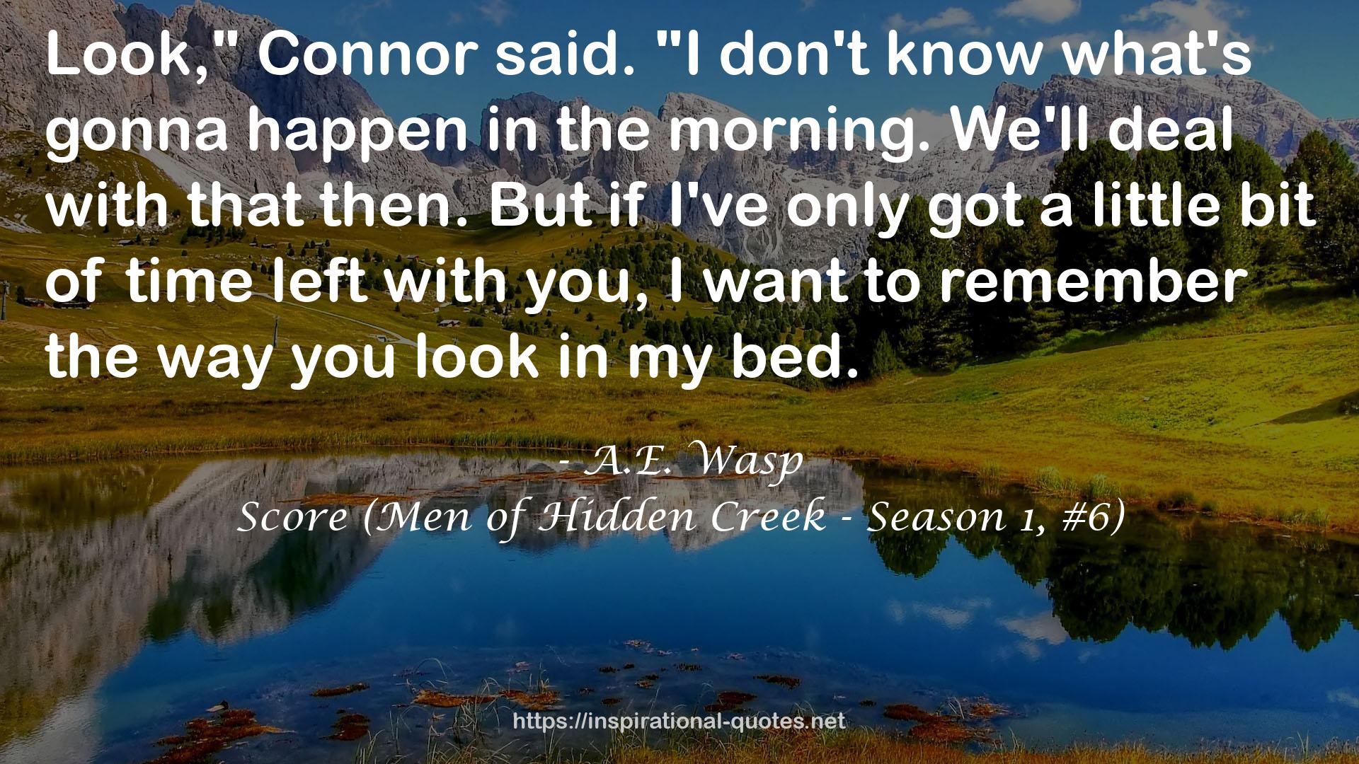 Score (Men of Hidden Creek - Season 1, #6) QUOTES