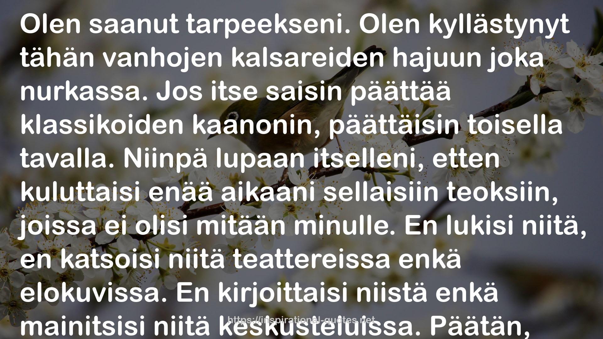 Sivuhenkilö QUOTES