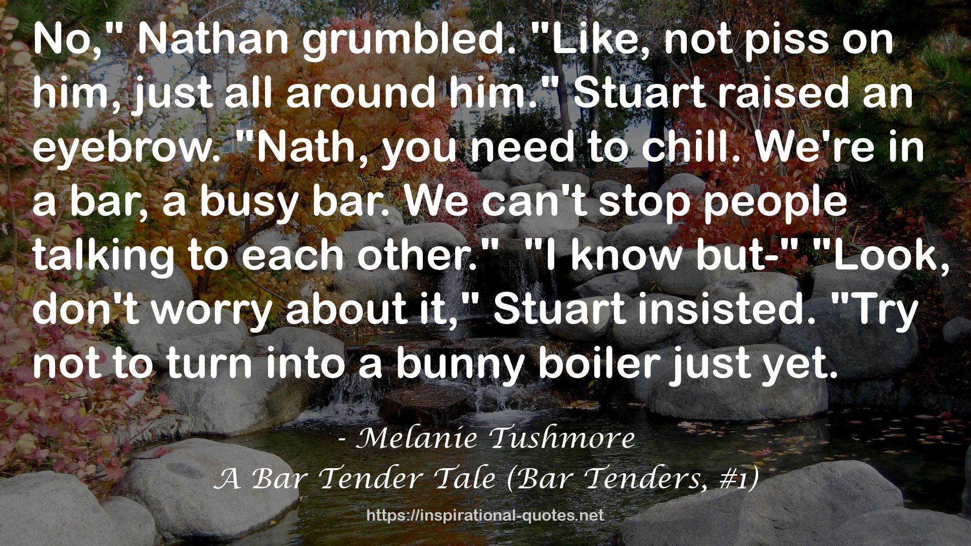 A Bar Tender Tale (Bar Tenders, #1) QUOTES